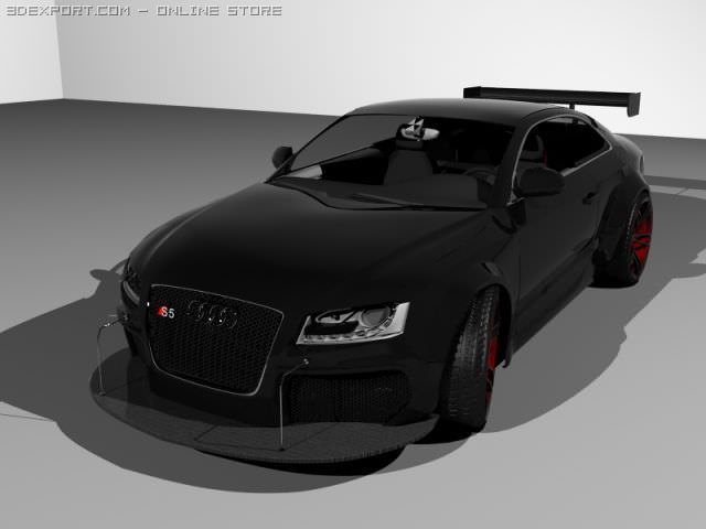 Audi s5 sport tuning ART power Low-poly 3D model_5