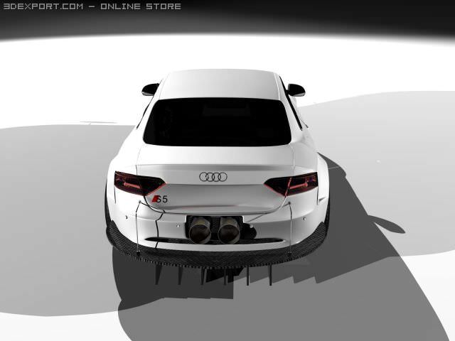 Audi s5 sport tuning ART power Low-poly 3D model_3