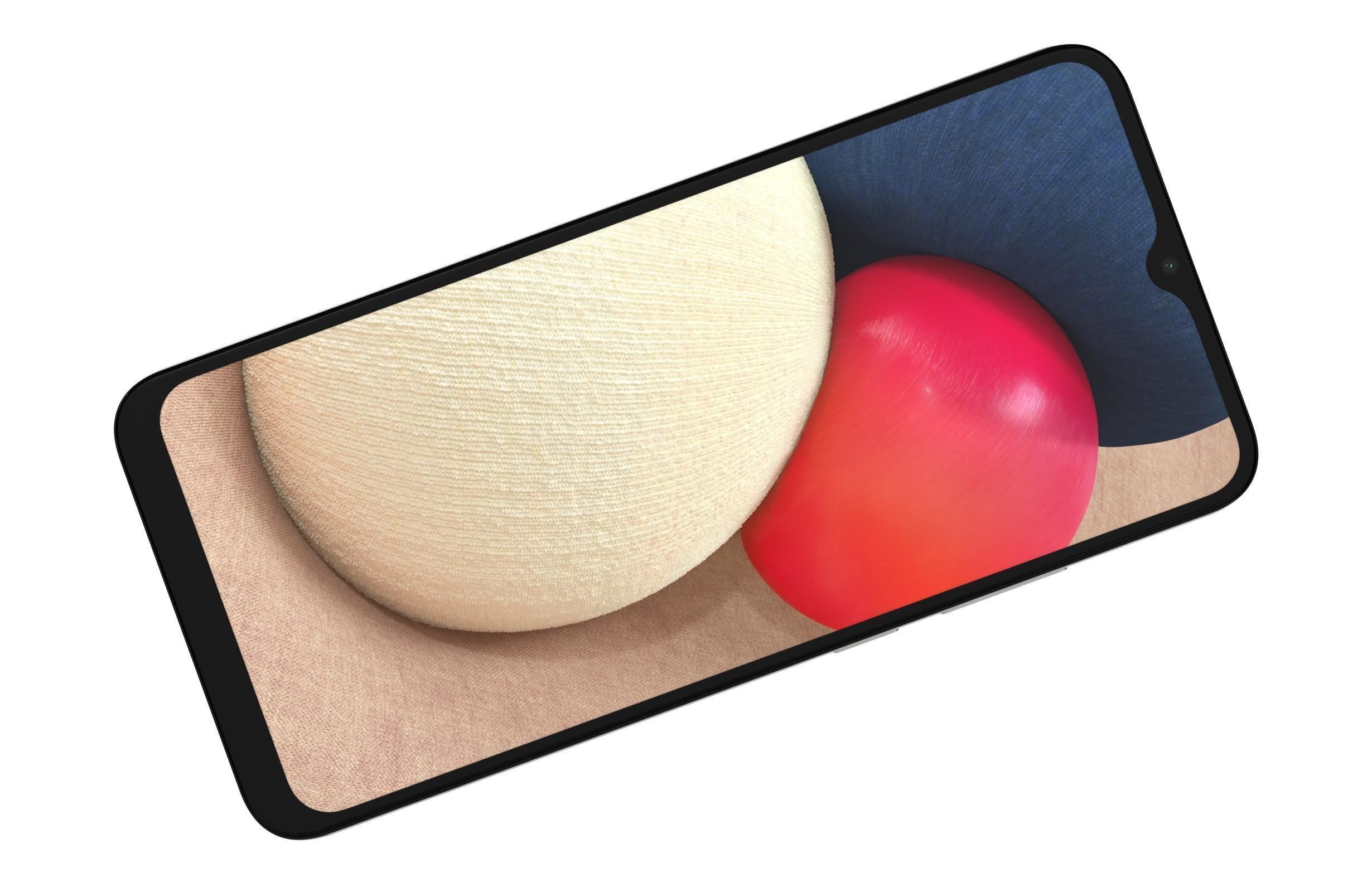 Samsung Galaxy A02s White 3D model_10