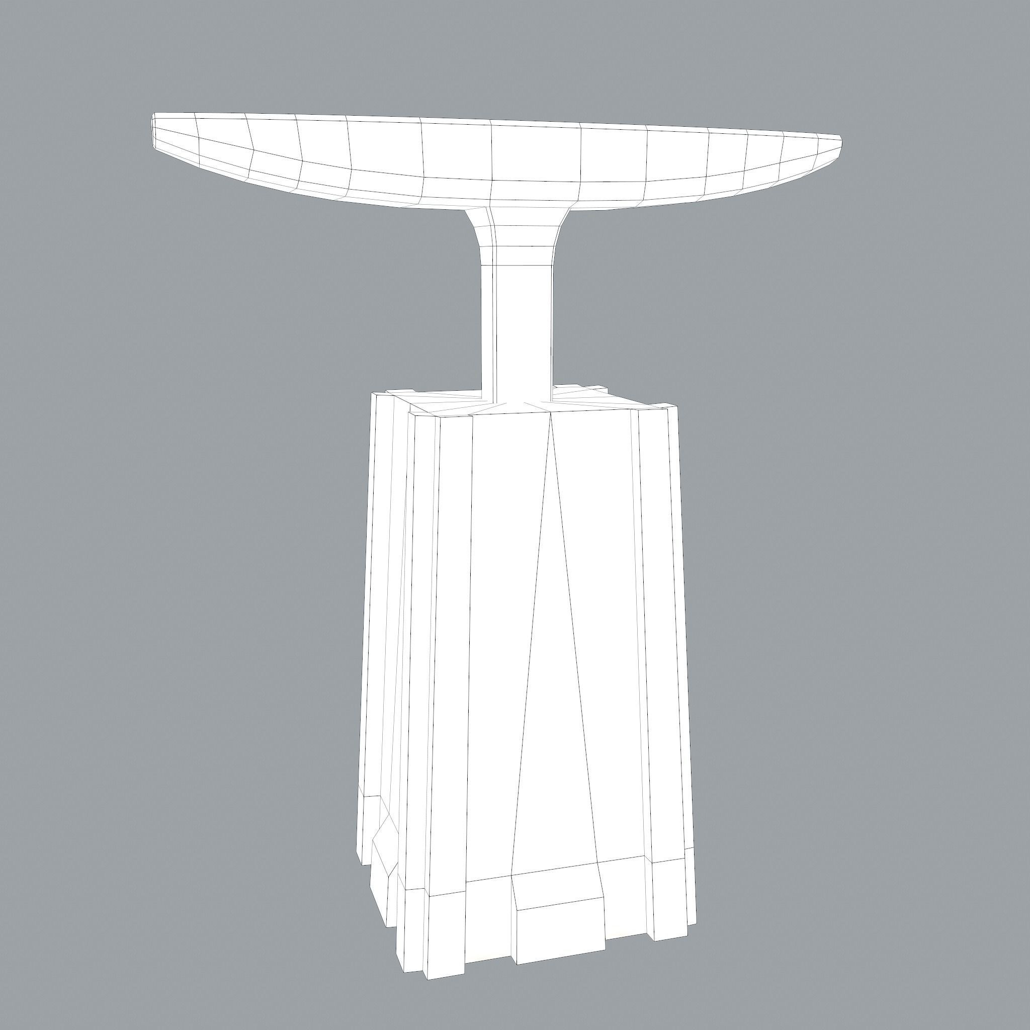 Medieval Blacksmith Long Anvil  Low-poly 3D model_32