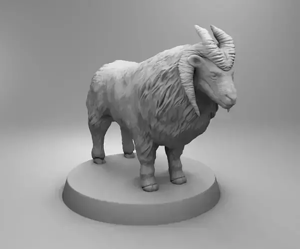 Wild sheep 3D print model