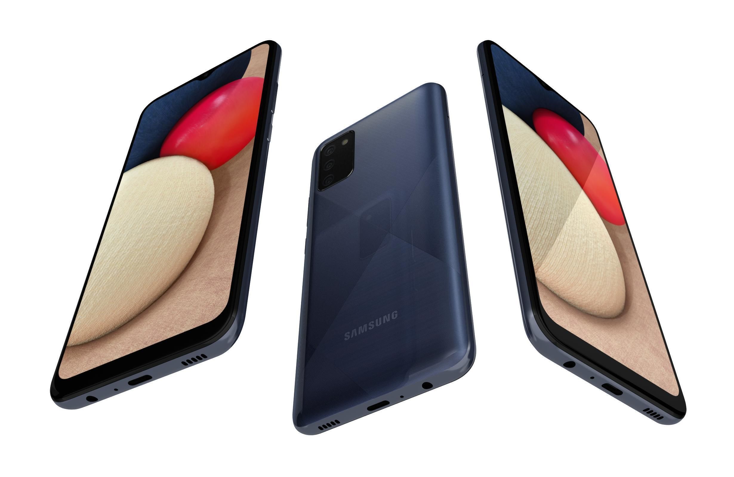Samsung Galaxy A02s All Colors 3D model_15