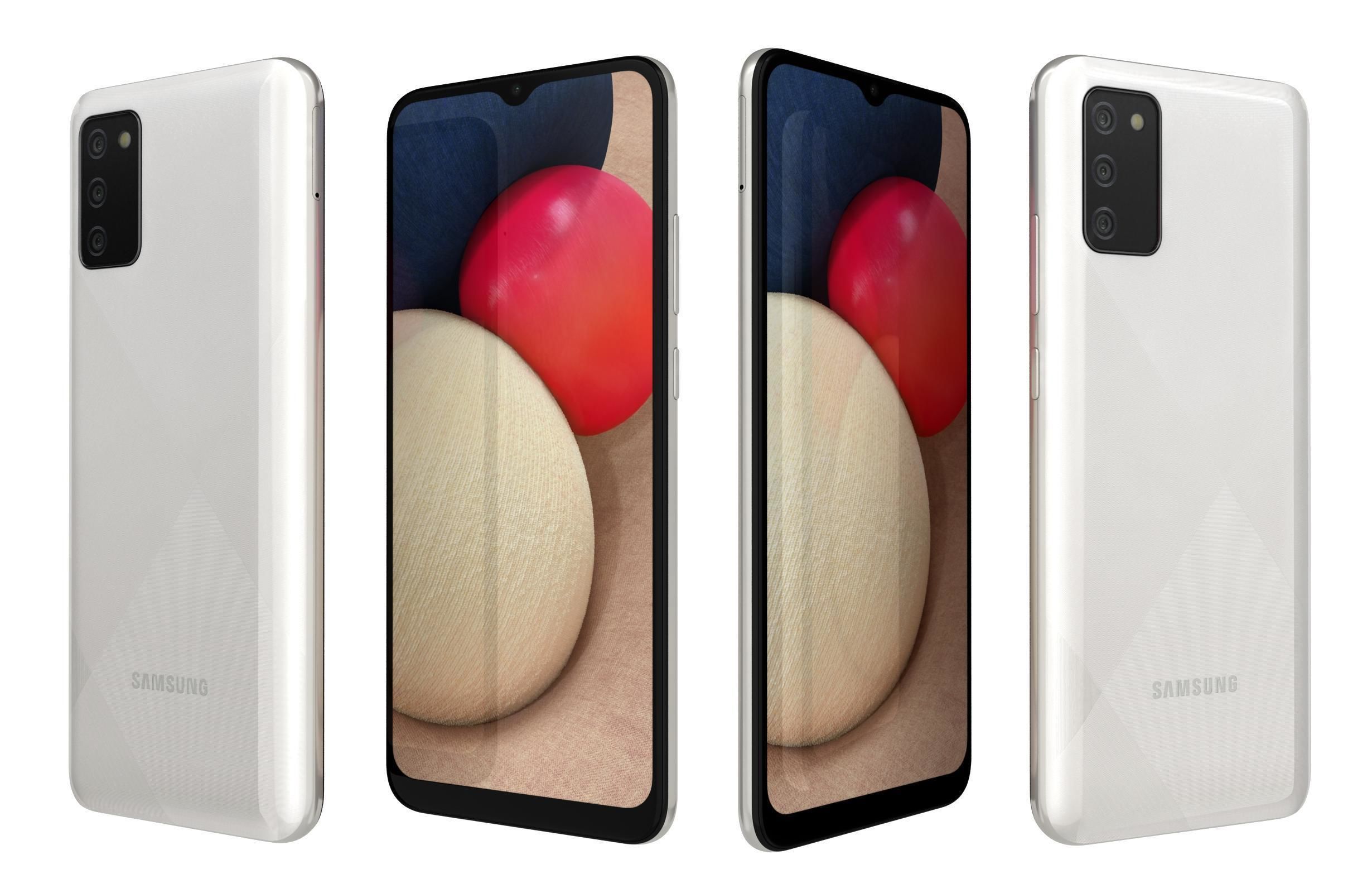Samsung Galaxy A02s All Colors 3D model_4