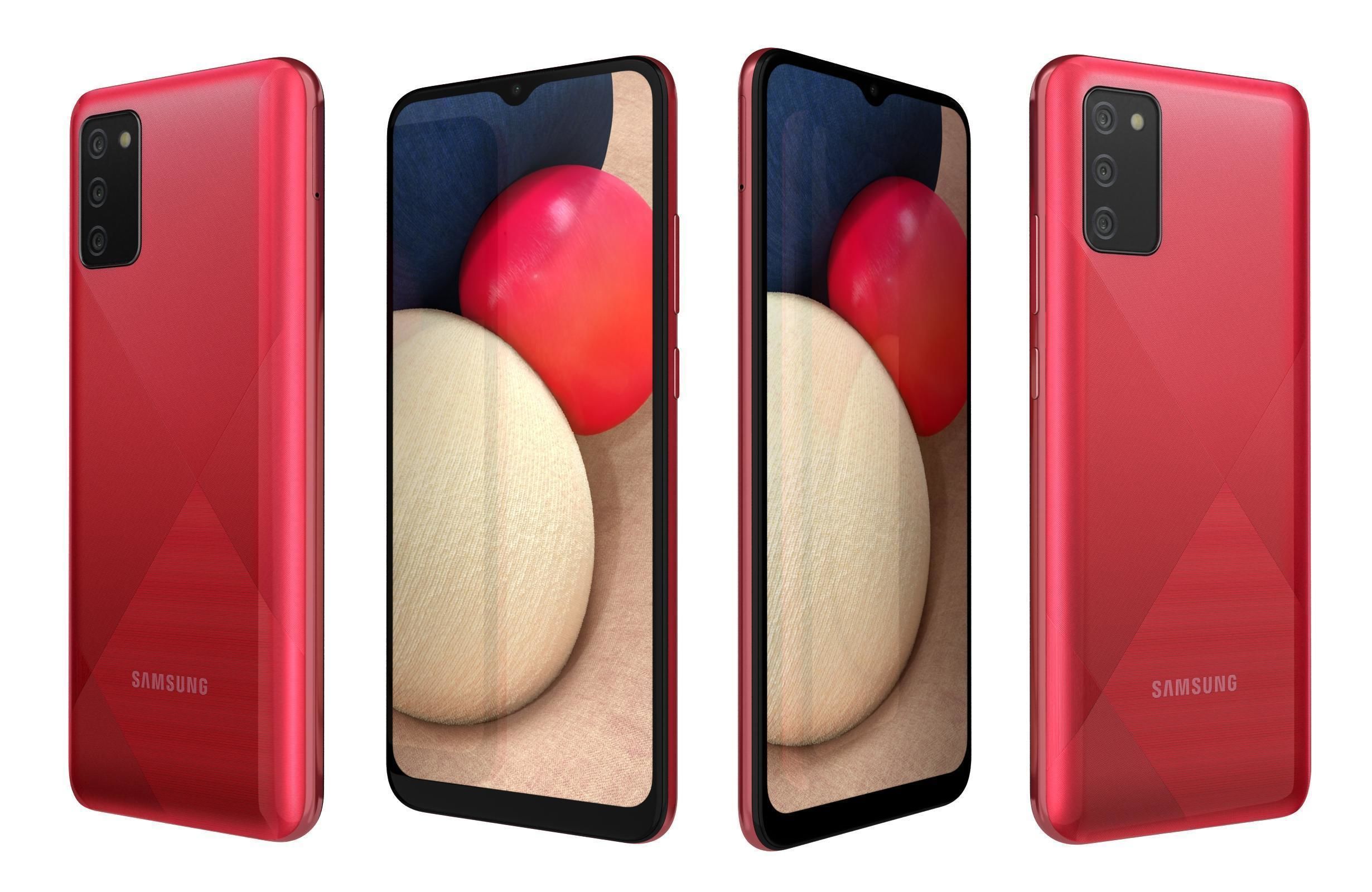 Samsung Galaxy A02s All Colors 3D model_8