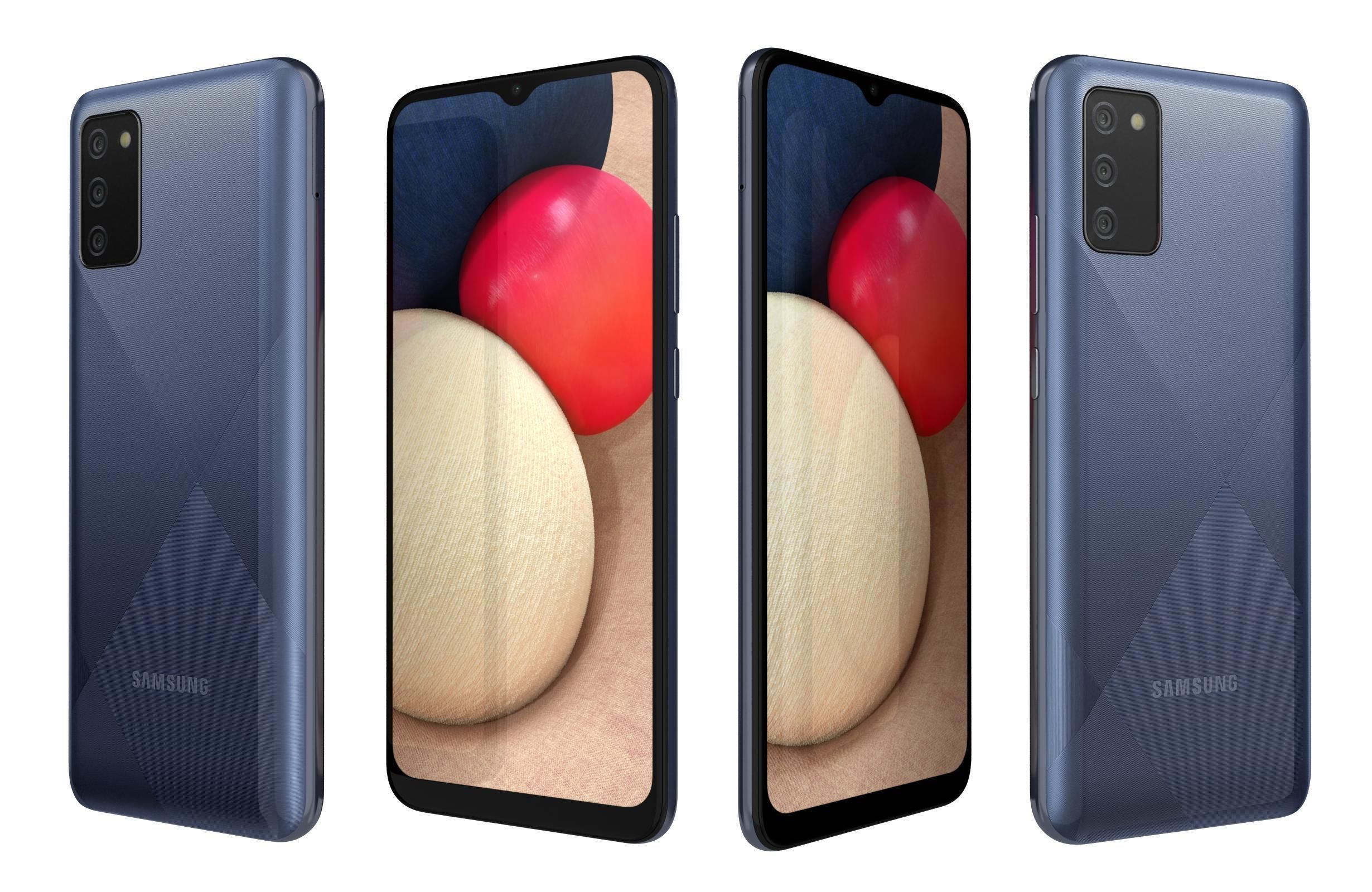 Samsung Galaxy A02s All Colors 3D model_22