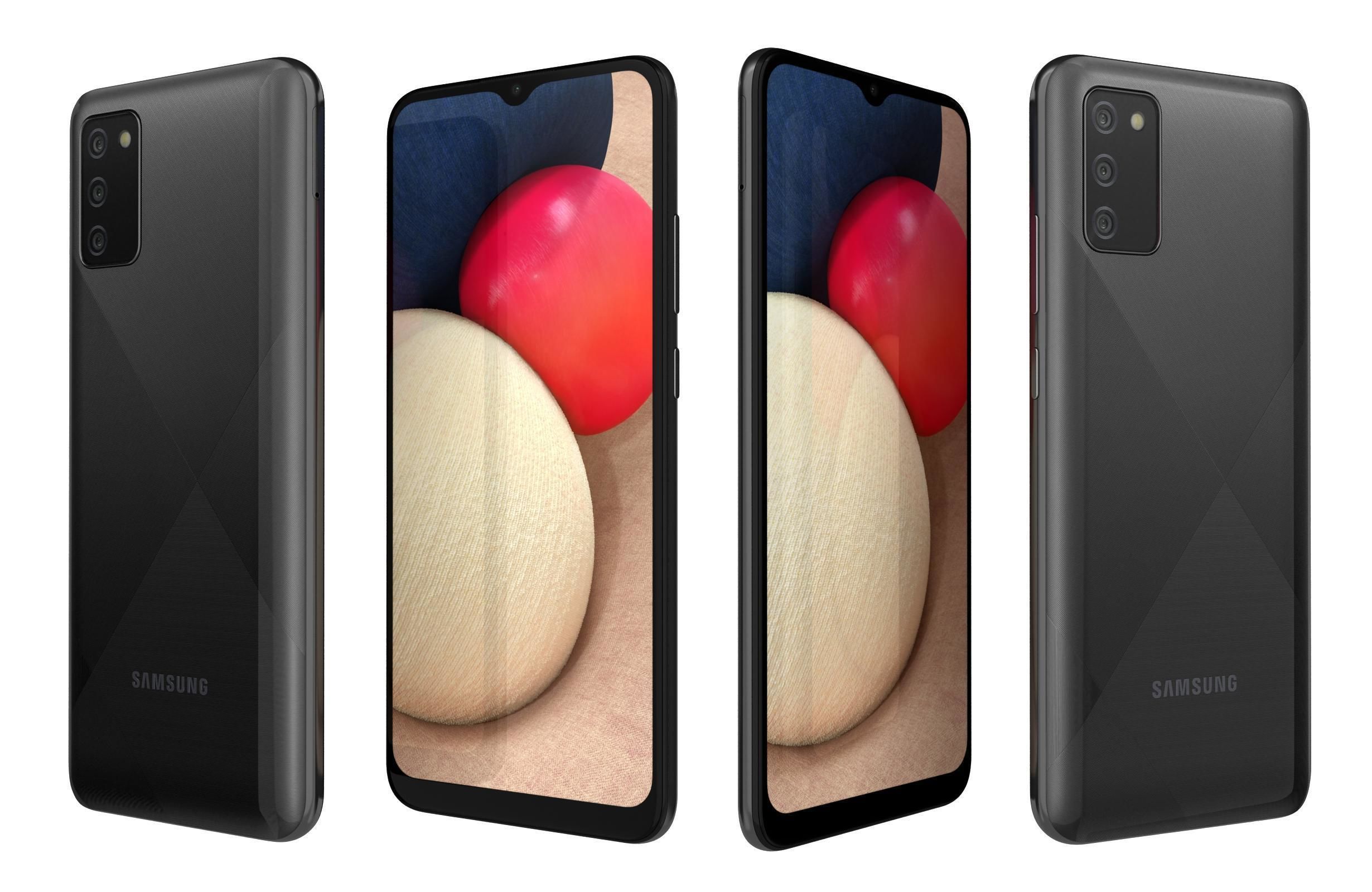 Samsung Galaxy A02s All Colors 3D model_23