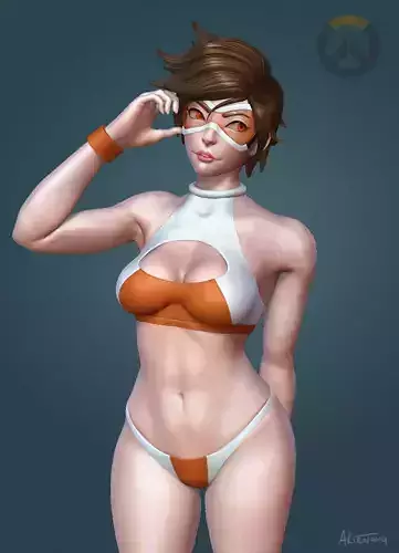 Beach Tracer Overwatch 3D Printable model 3D print model