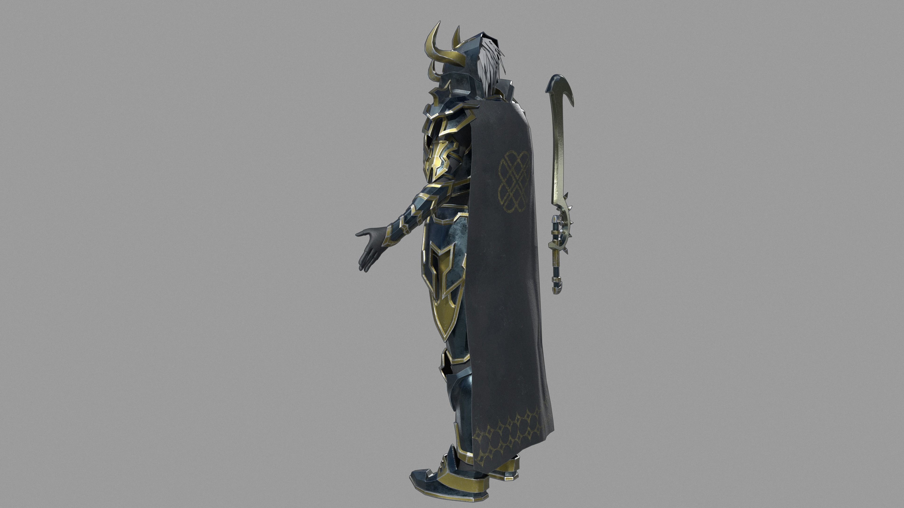 Unholy knight 3D model_5