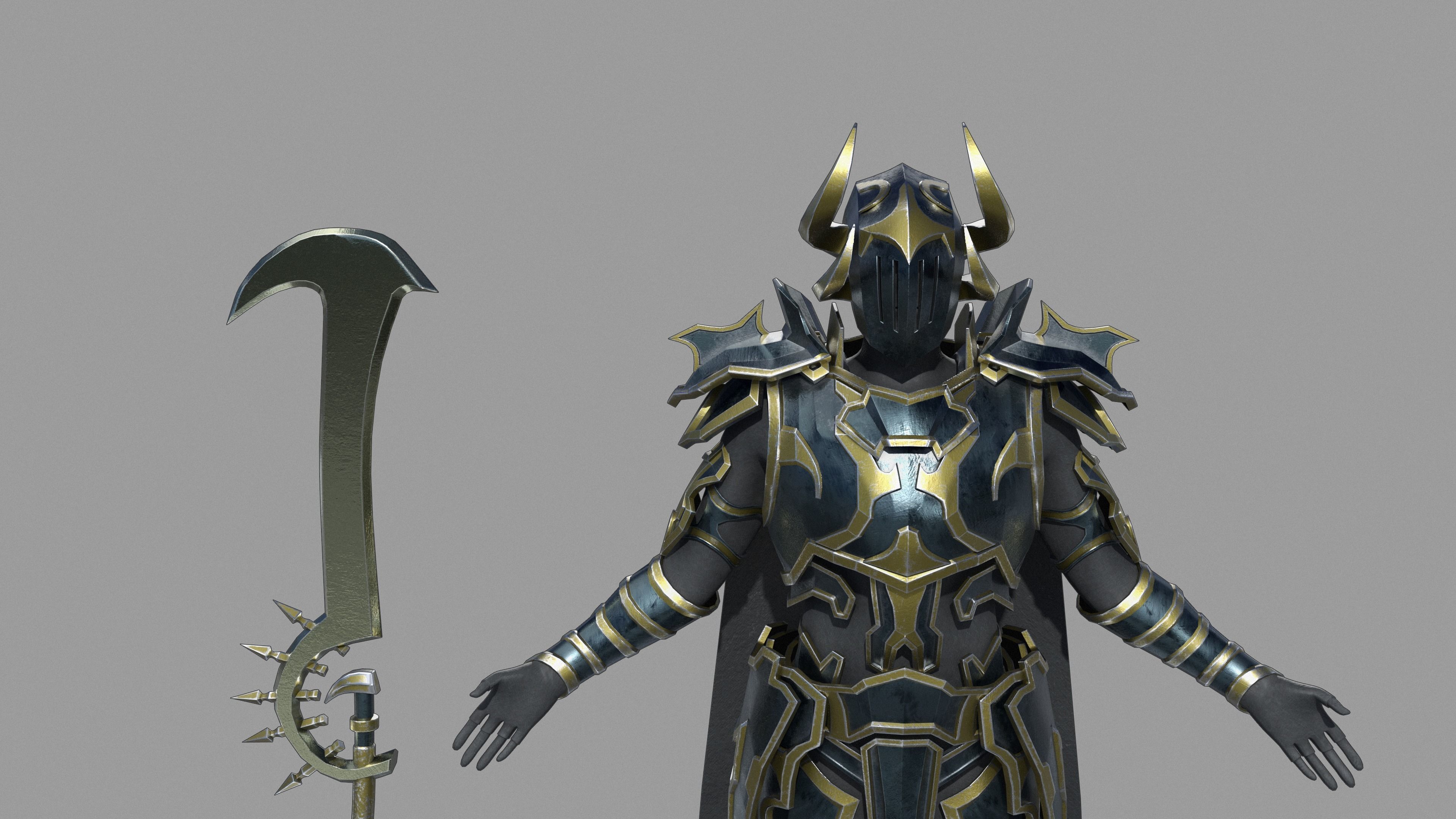 Unholy knight 3D model_6
