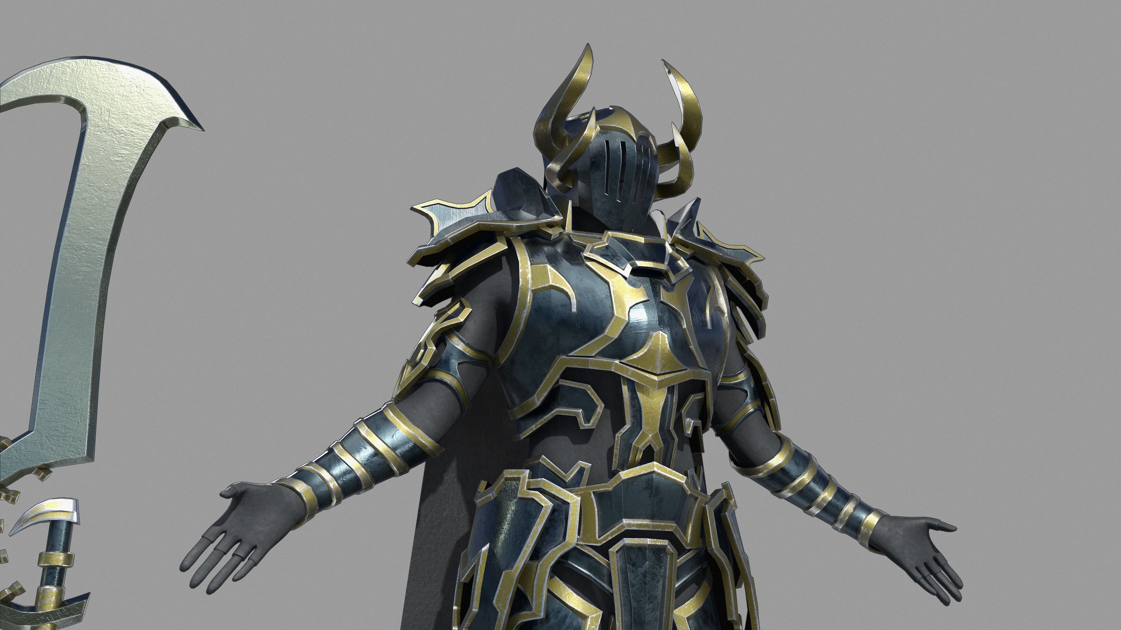 Unholy knight 3D model_7
