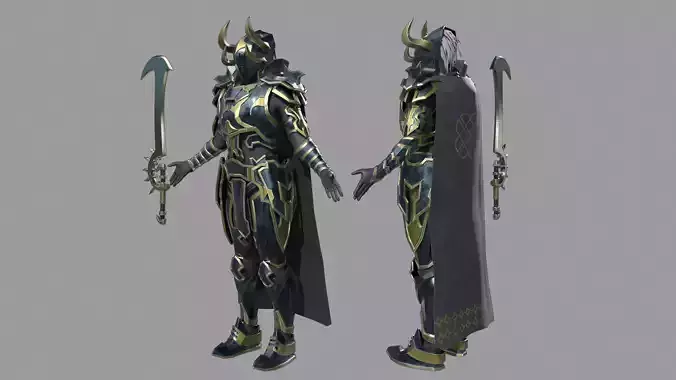 Unholy knight 3D model Unholy knight 3D model
