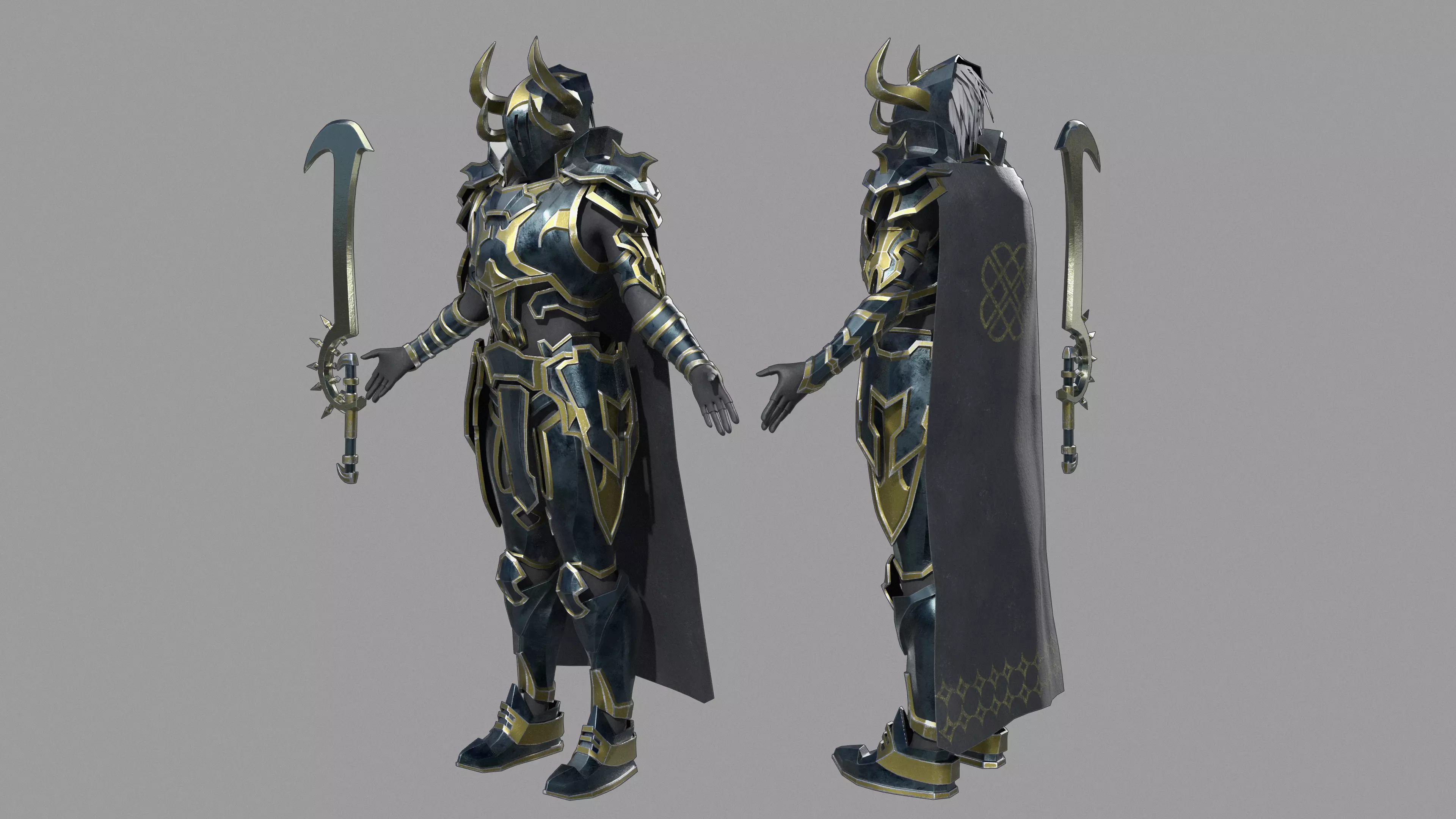 Unholy knight 3D model_0