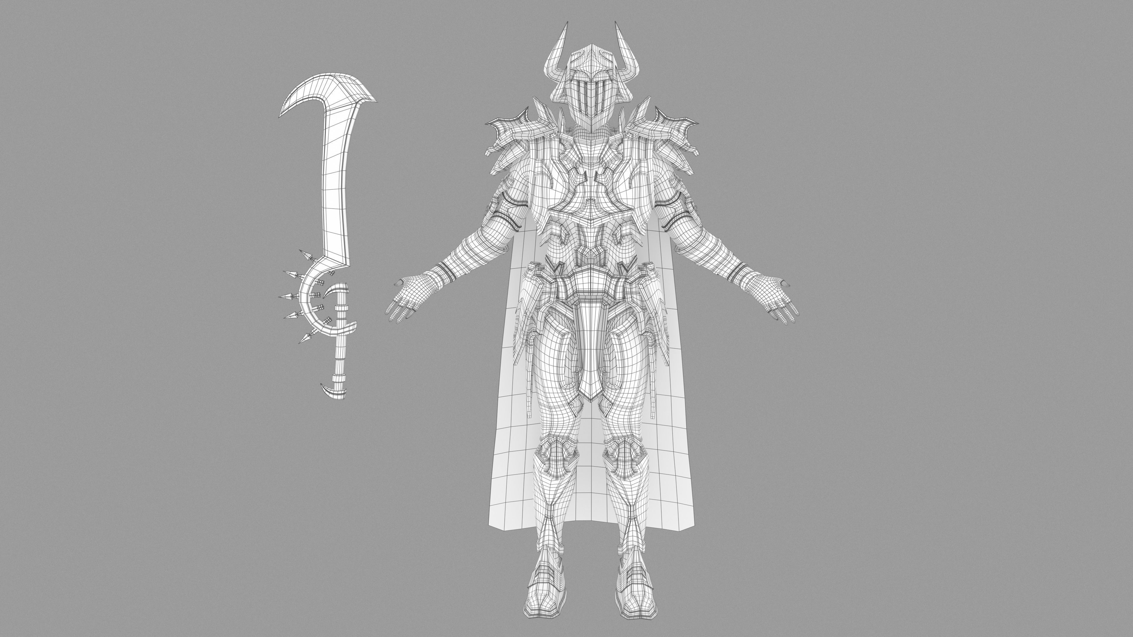 Unholy knight 3D model_11
