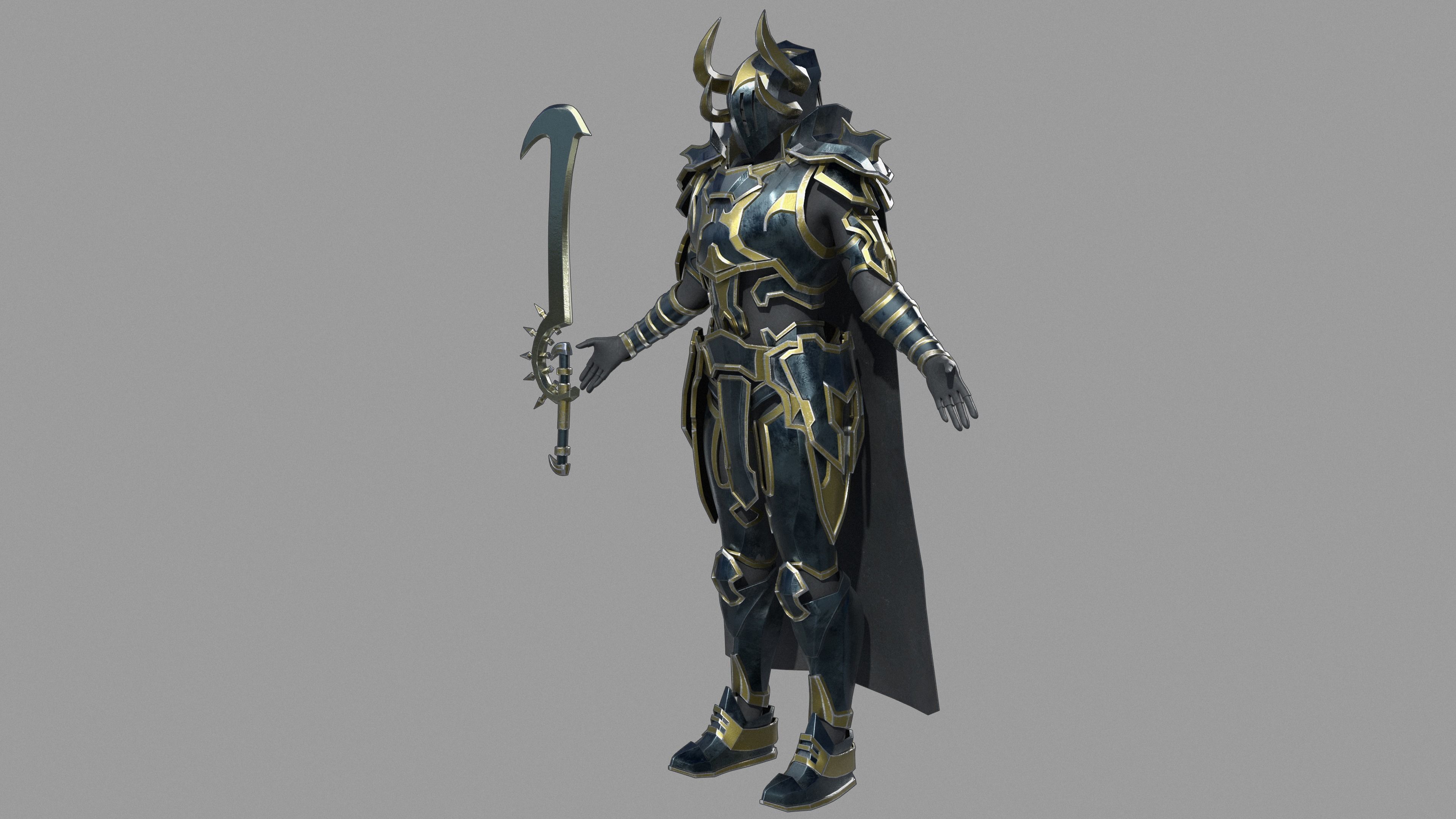 Unholy knight 3D model_2