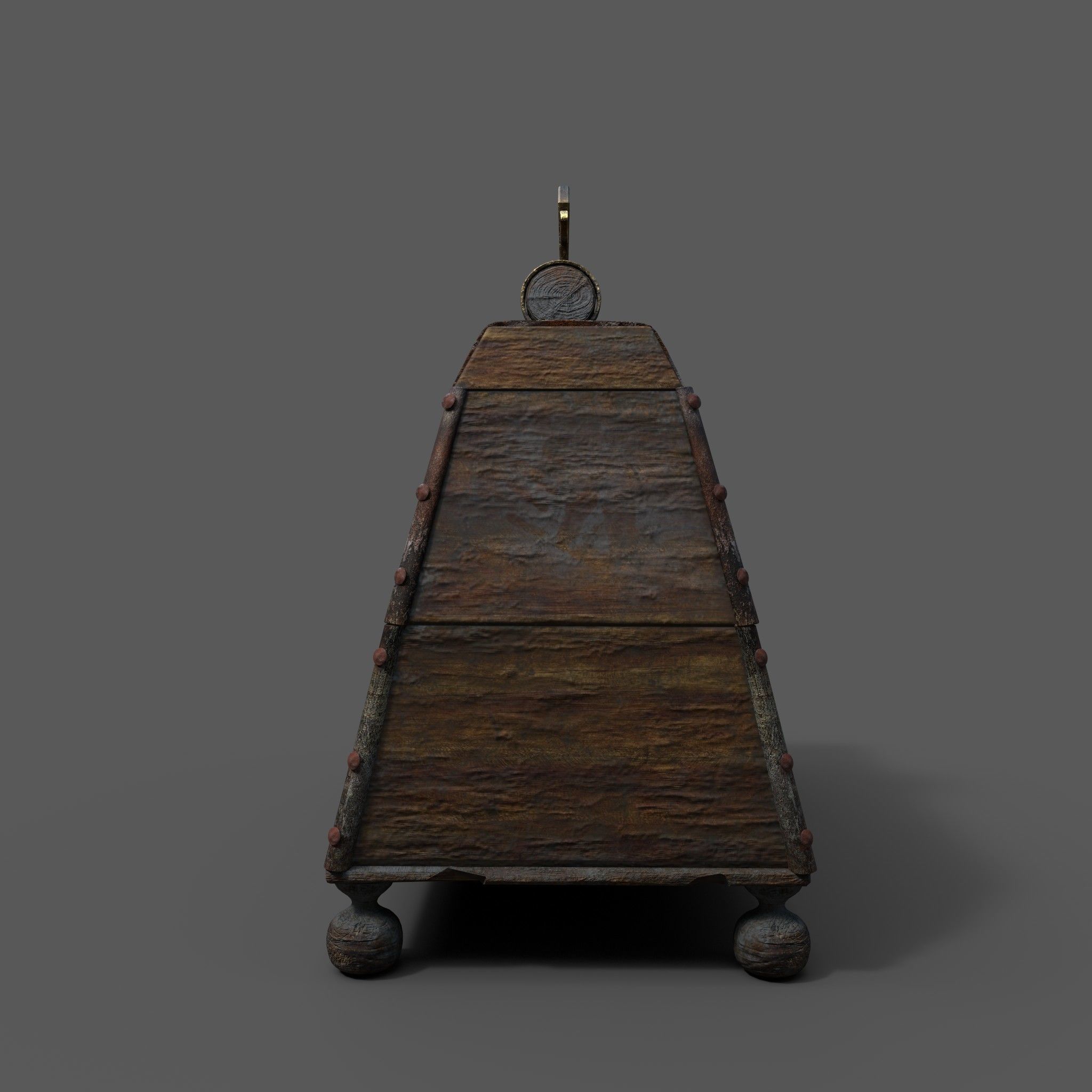 Medieval Medicine Box Low-poly 3D model_6