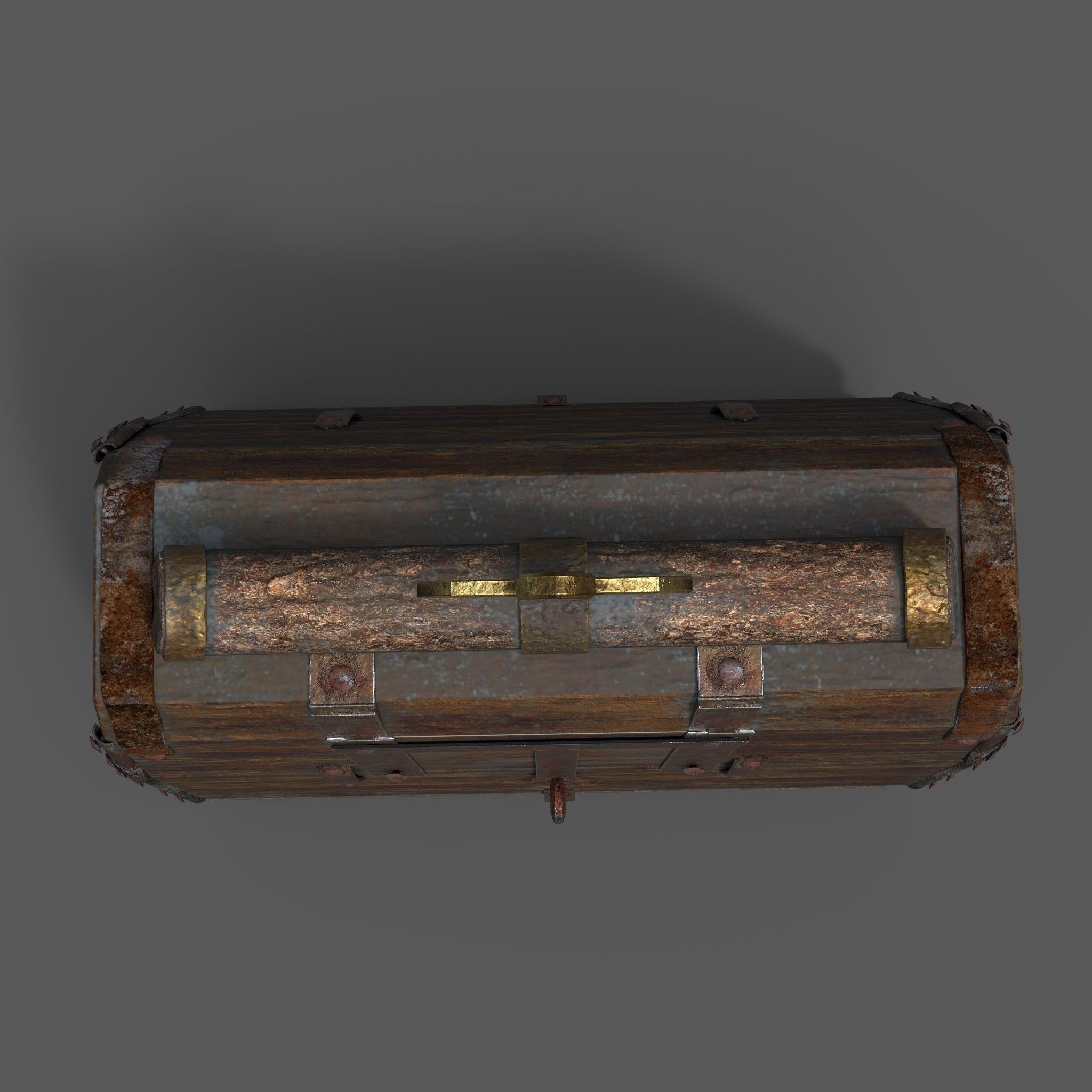 Medieval Medicine Box Low-poly 3D model_14