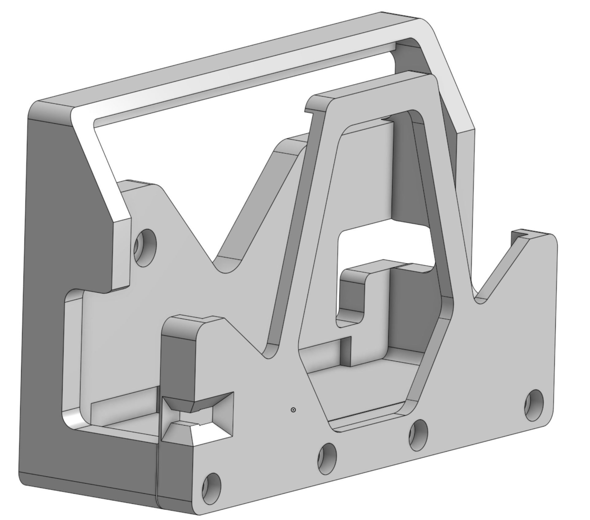 Nintendo Switch wall mount add-on pack 3D print model_2