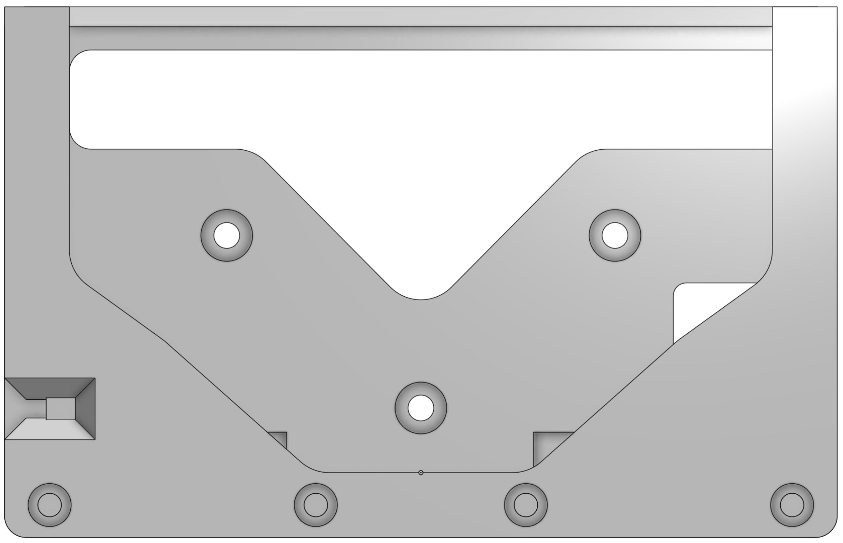 Nintendo Switch wall mount add-on pack 3D print model_8