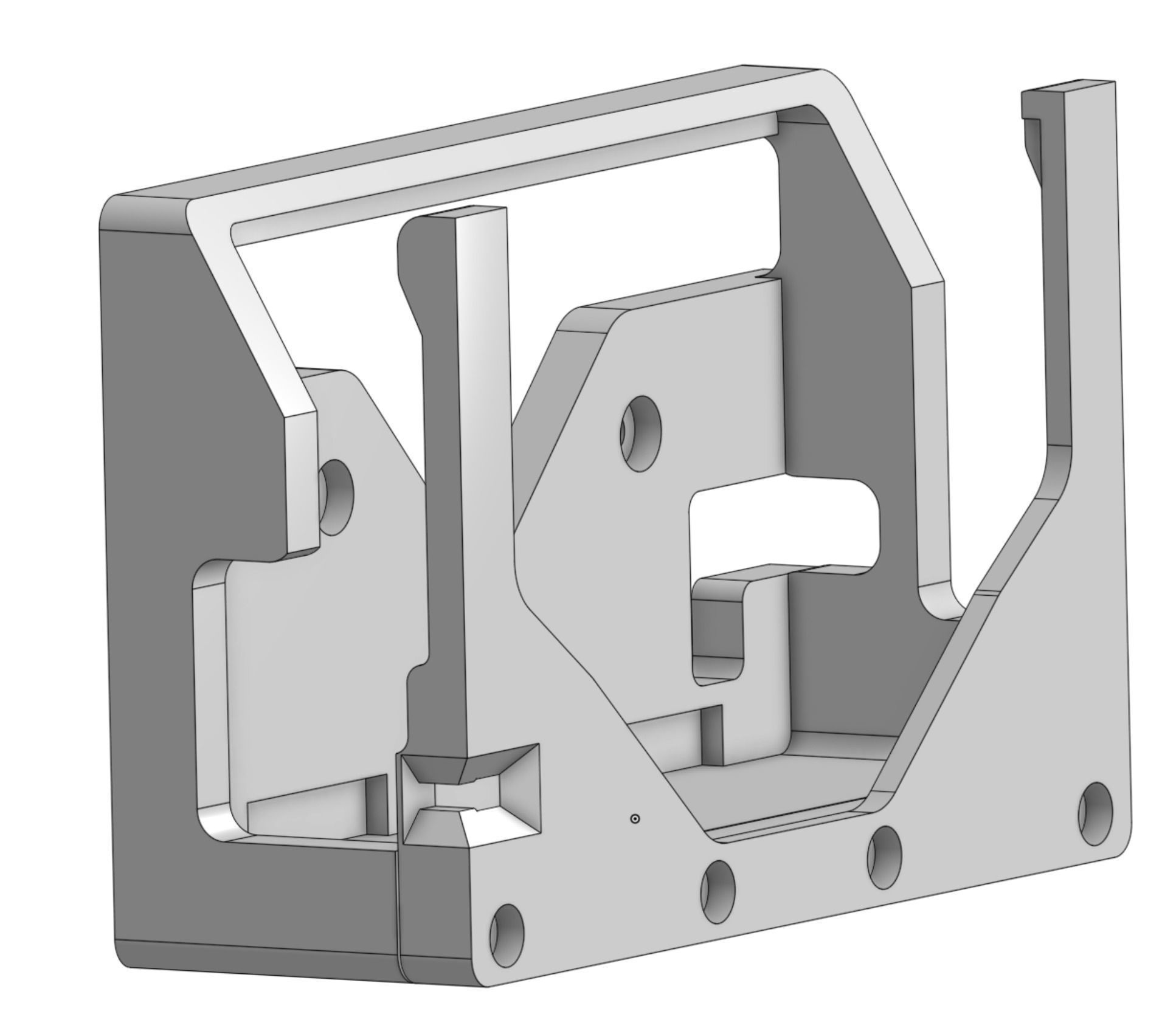 Nintendo Switch wall mount add-on pack 3D print model_10