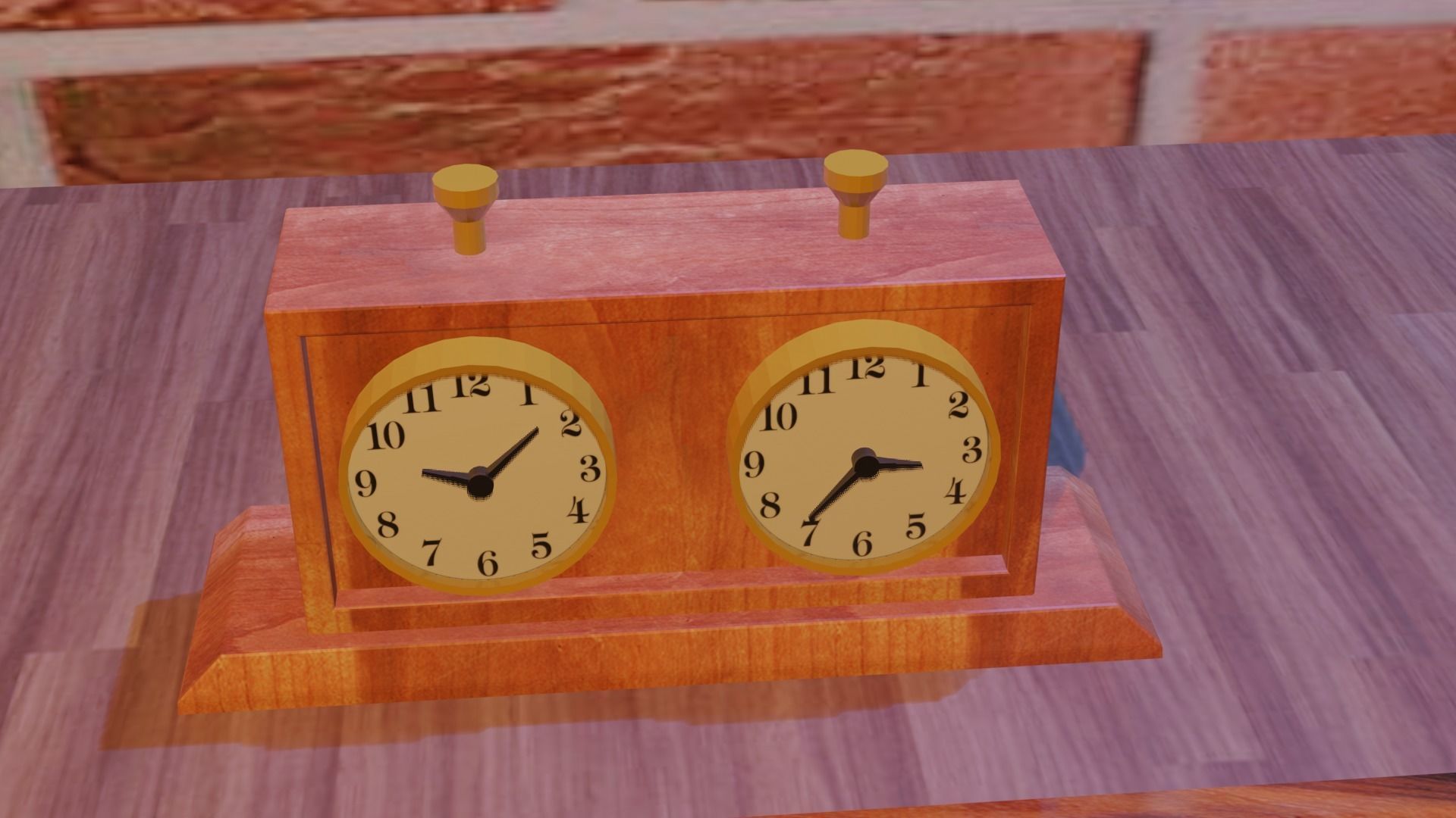 Chess set board with pieces Free 3D model_4