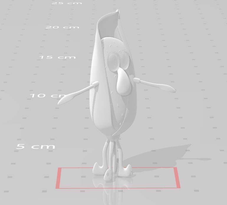 TAMALARDO cartoon character 3D model_2