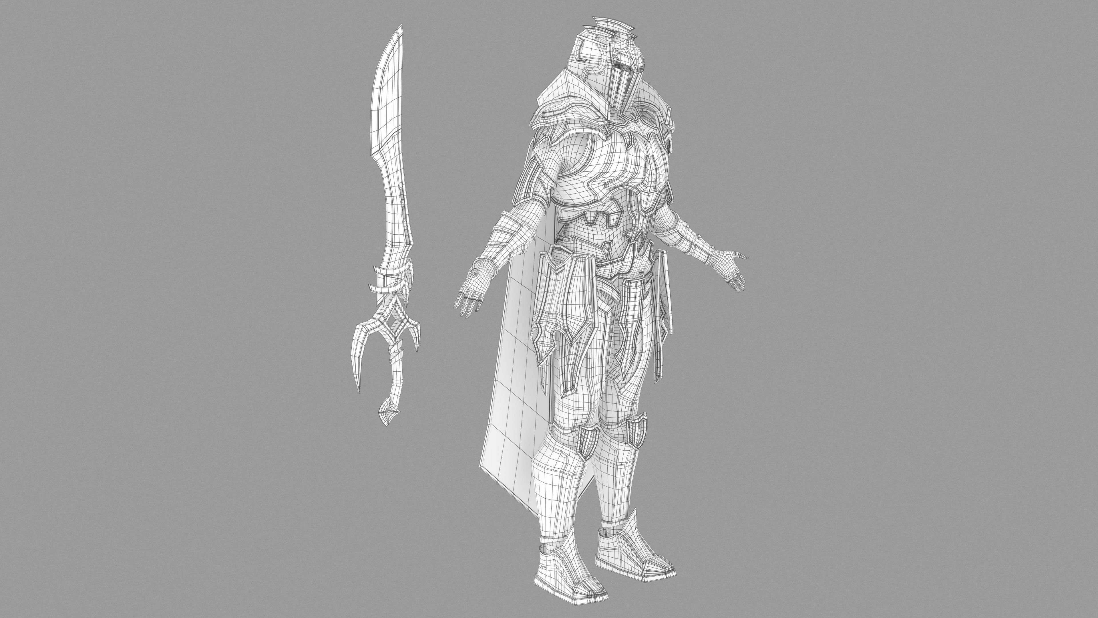 Unholy knight 3D model_11