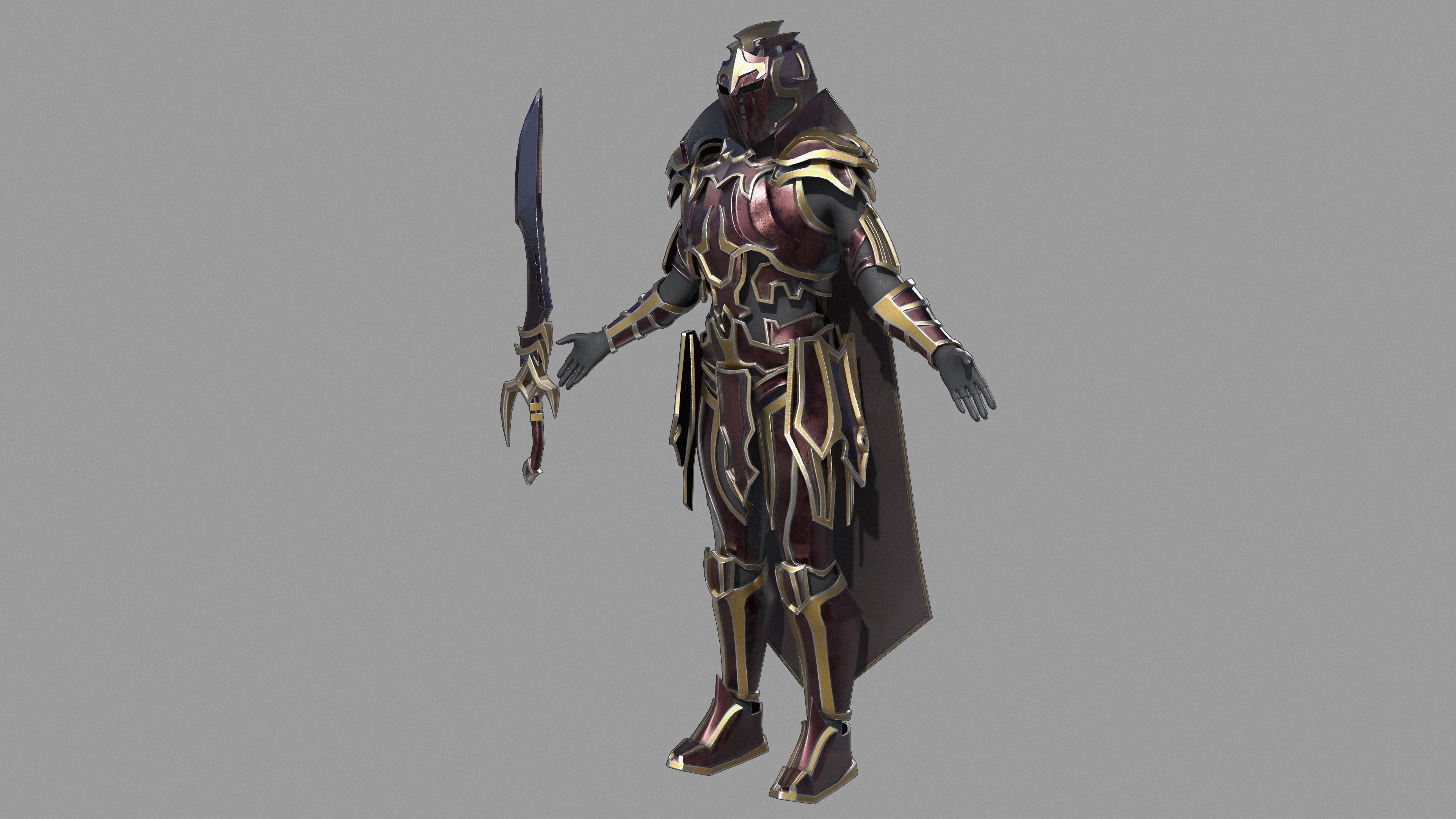 Unholy knight 3D model_3