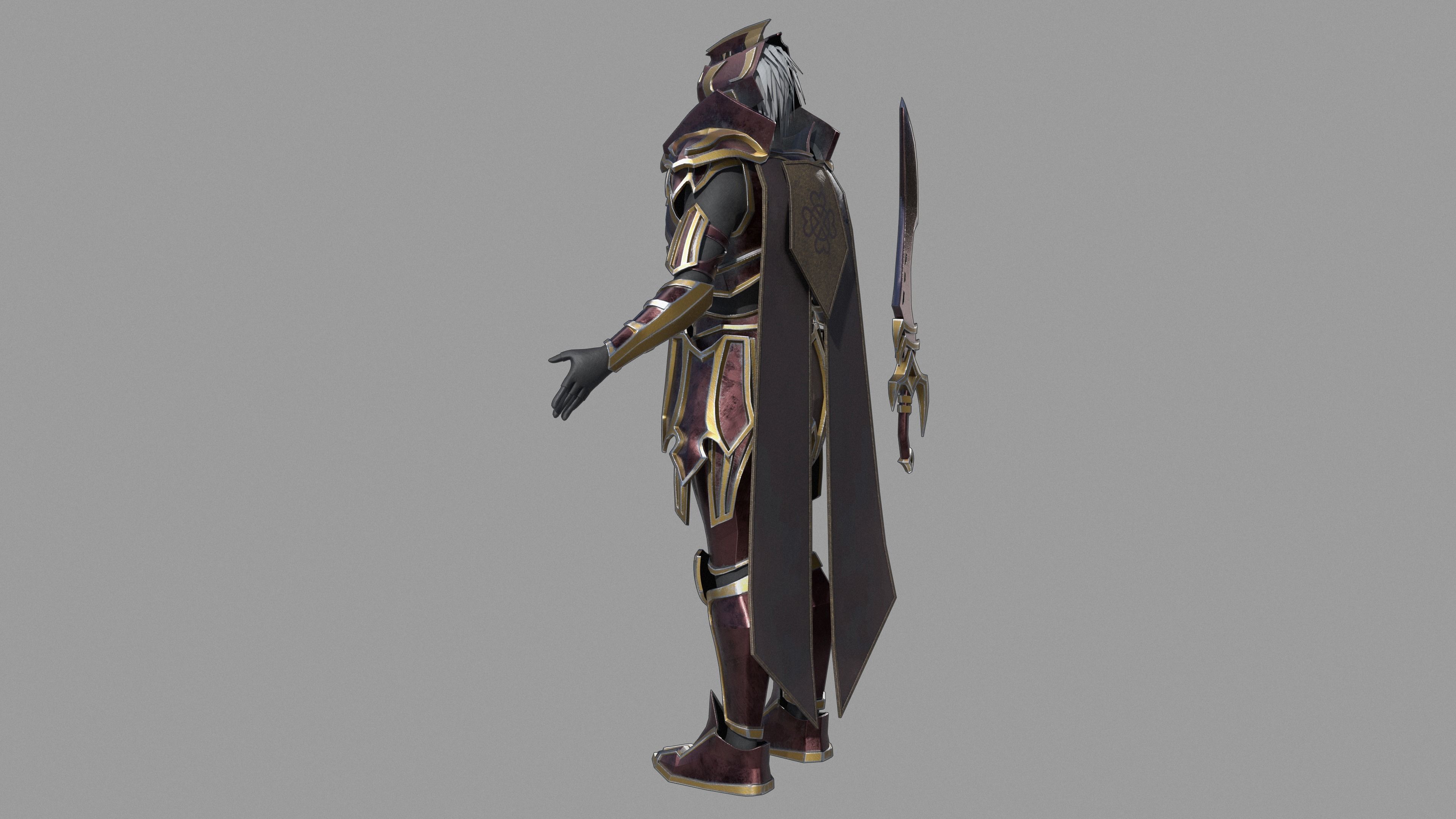 Unholy knight 3D model_5