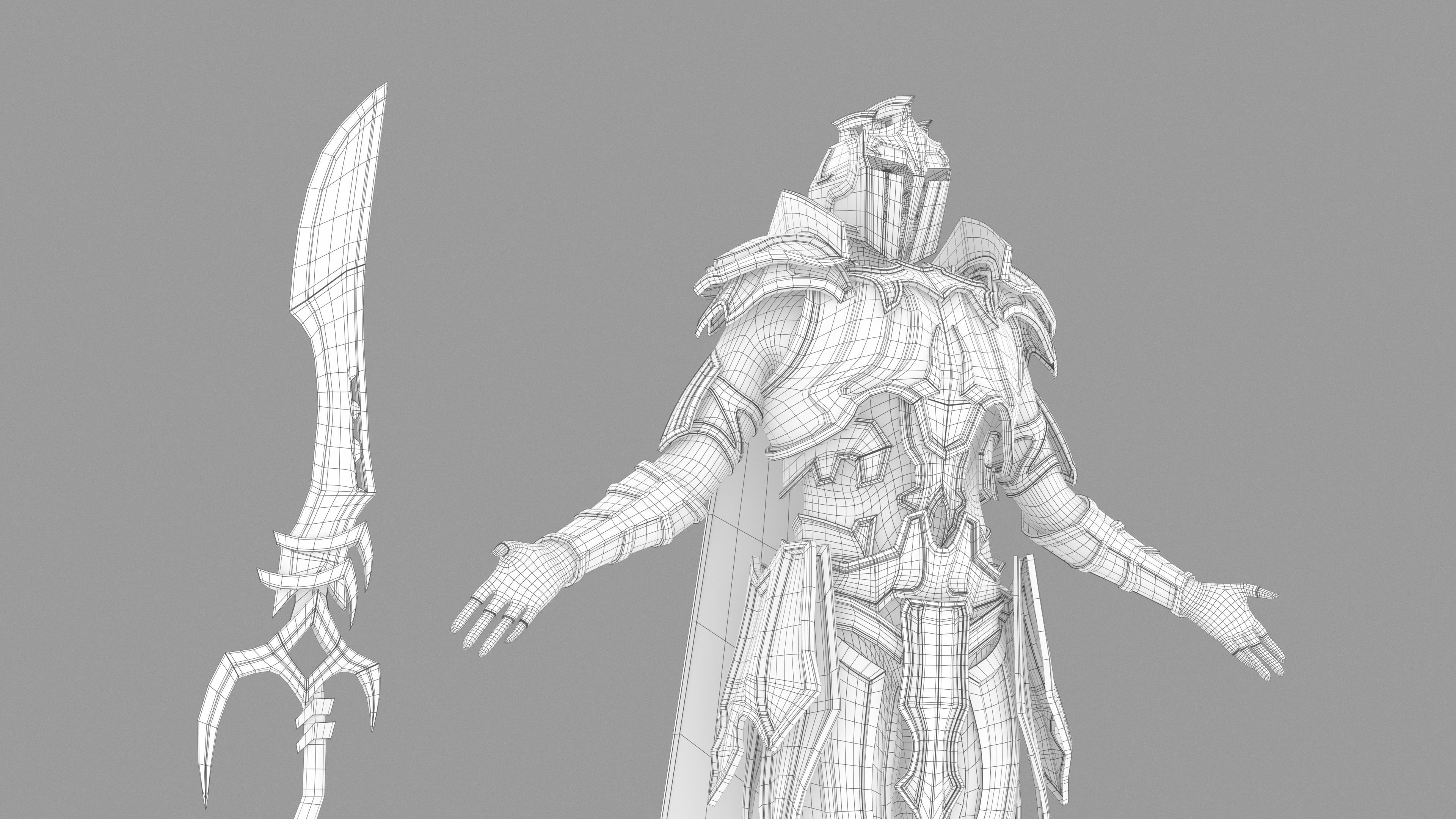 Unholy knight 3D model_14