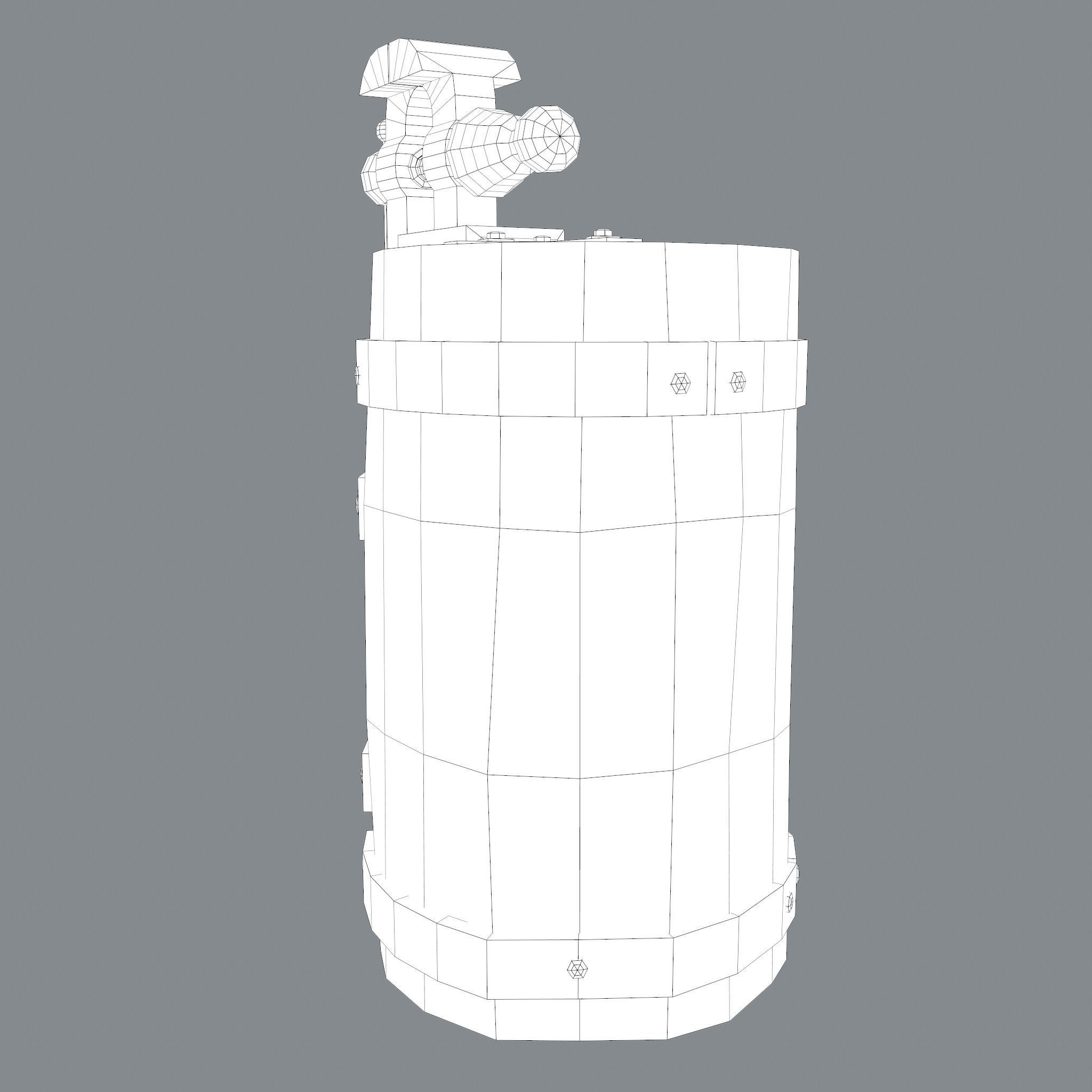 Medieval Blacksmith Furniture 4 Pack 3D Model Collection_59