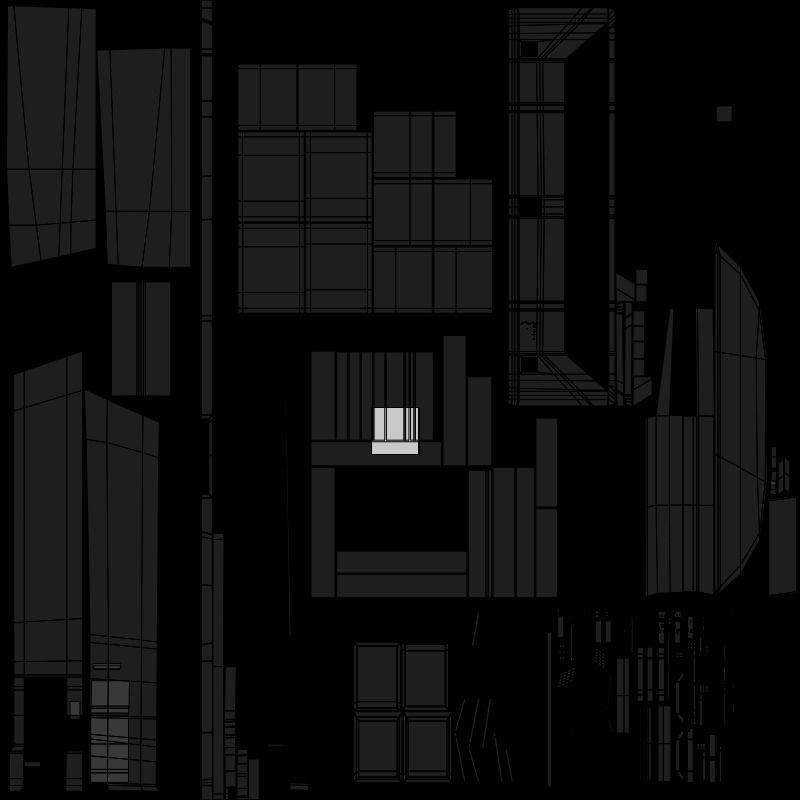 Truck Rigged Low-poly 3D model_12