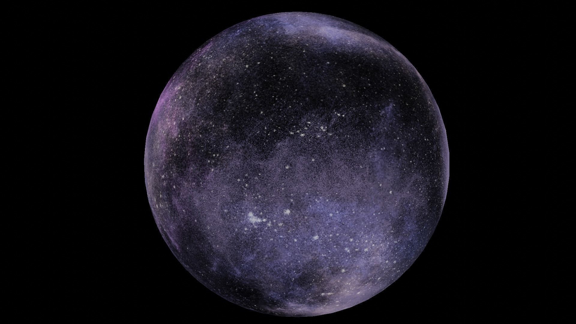 HDRI Panoramic Sky - 360 starfield - BEST SELLER Low-poly 3D model_4