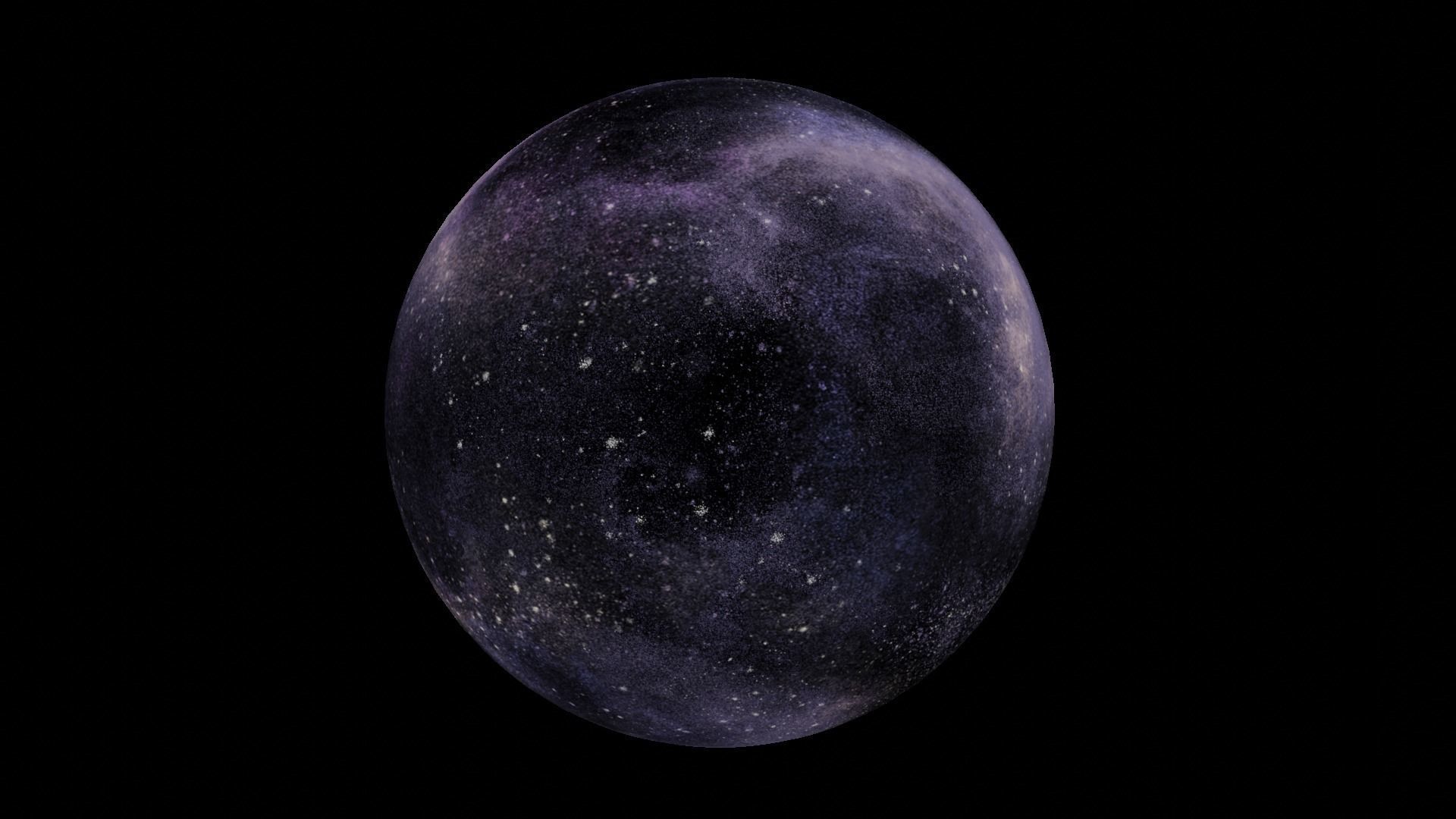 HDRI Panoramic Sky - 360 starfield - BEST SELLER Low-poly 3D model_3