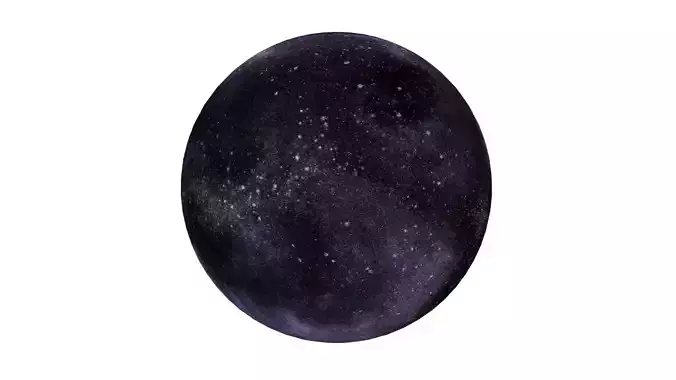 HDRI Panoramic Sky - 360 starfield - BEST SELLER Low-poly 3D model