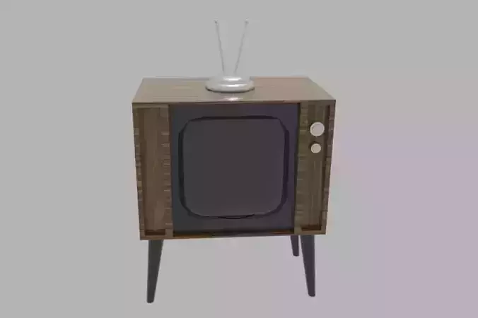 Classic wooden TV 