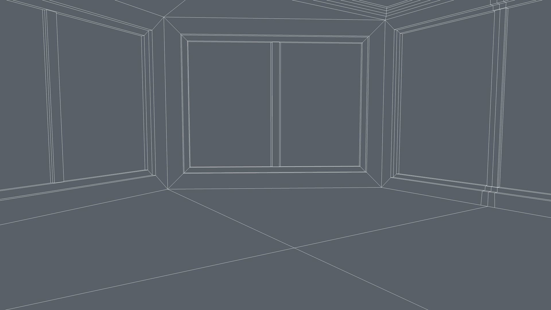 Sci Fi Room Low-poly 3D model_5