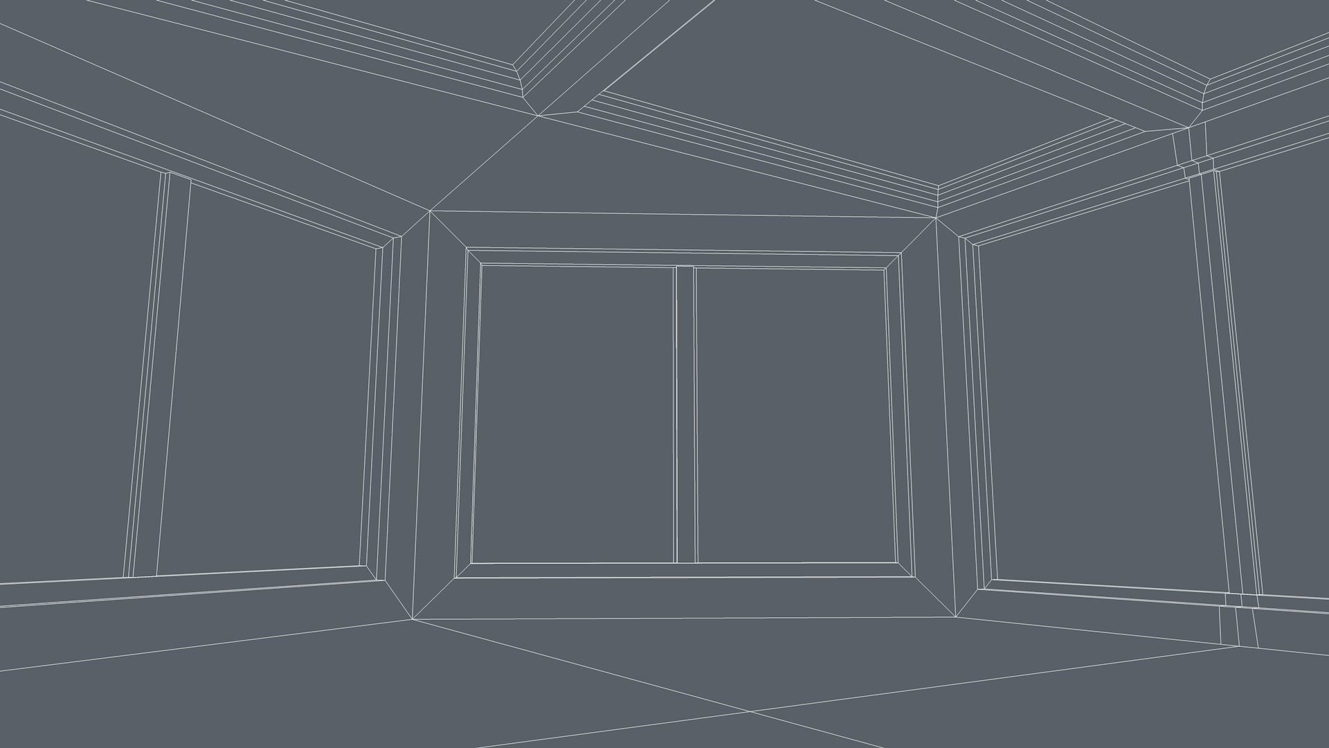 Sci Fi Room Low-poly 3D model_6