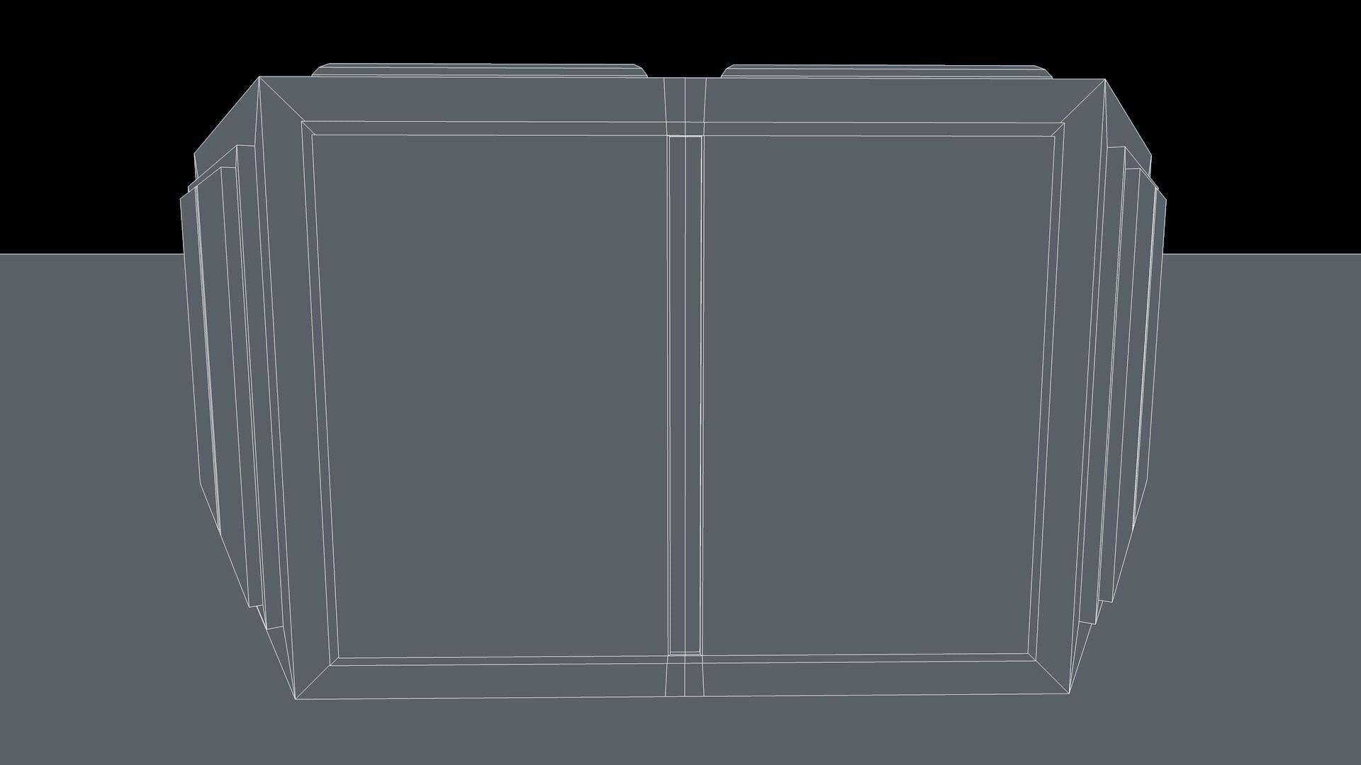 Sci Fi Room Low-poly 3D model_8