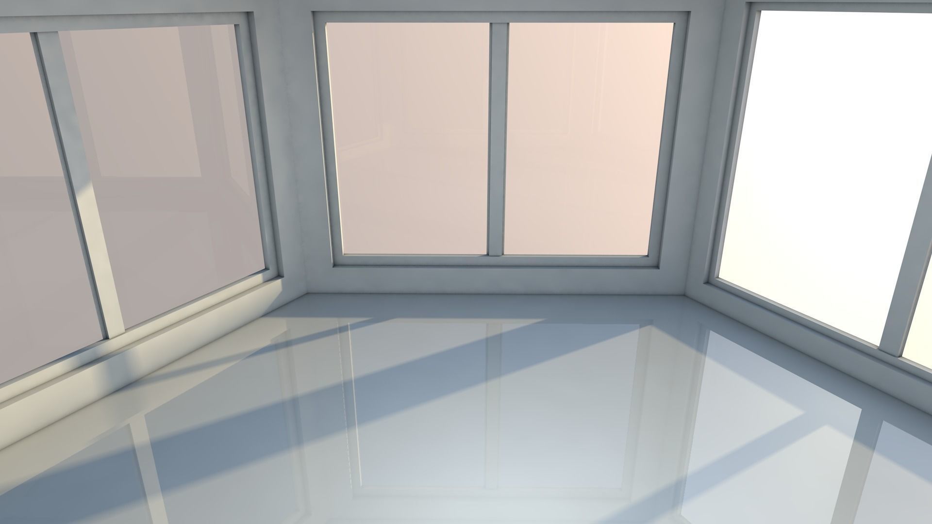 Sci Fi Room Low-poly 3D model_2