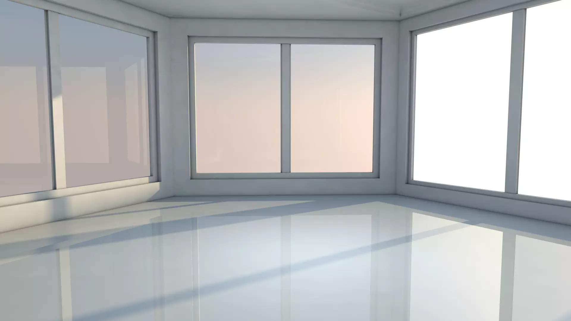 Sci Fi Room Low-poly 3D model_0