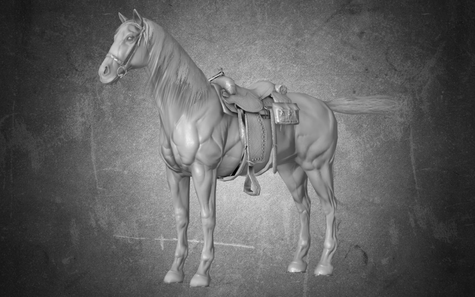 Horse - D5 3D model_4