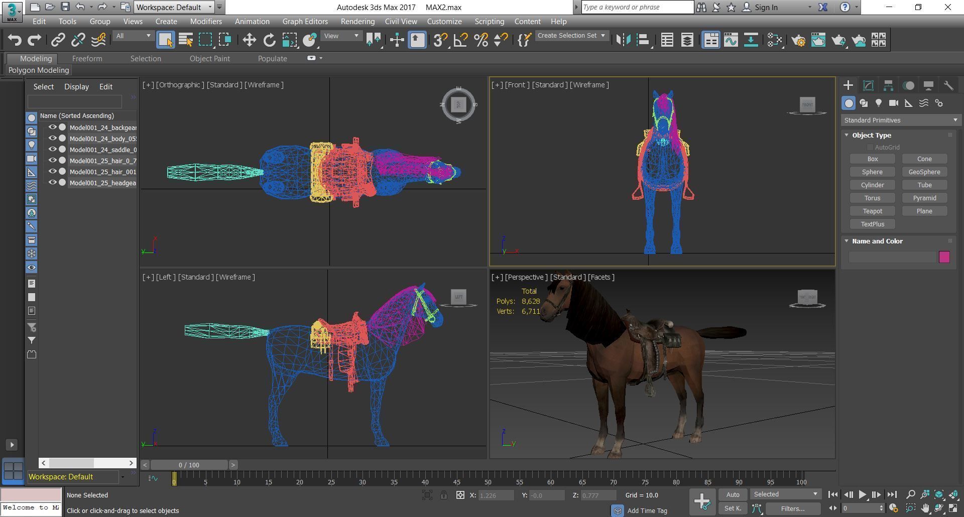 Horse - D5 3D model_2