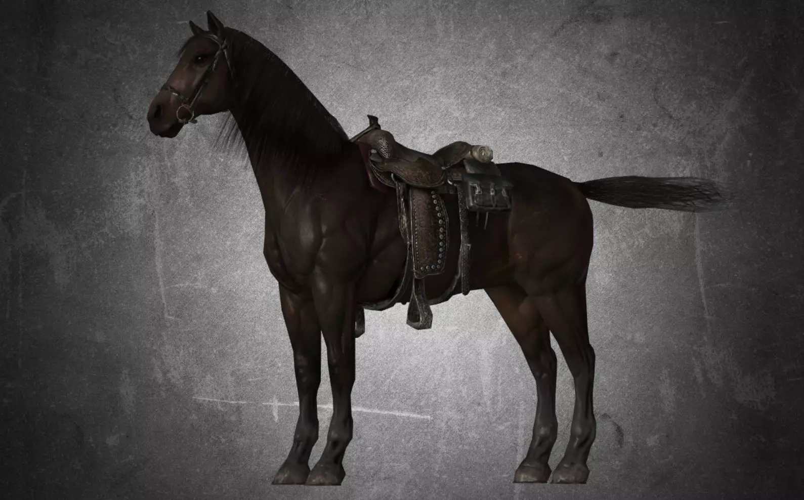 Horse - D7-D8 3D model_0