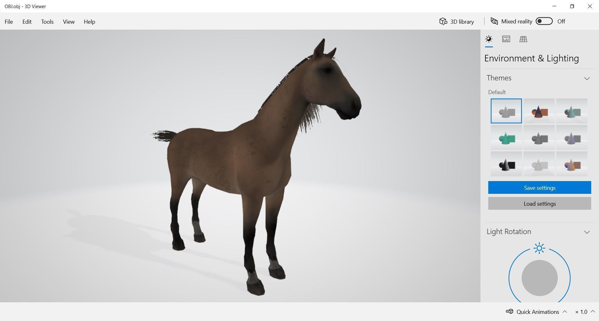 Horse - D9-D10 3D model_21