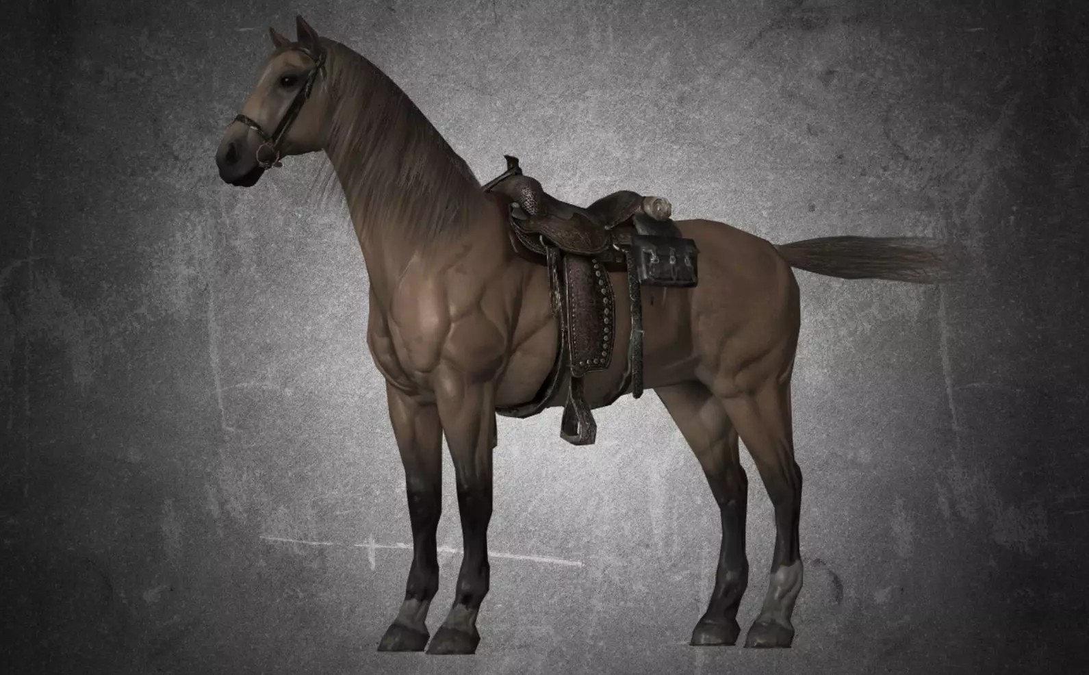 Horse - D9-D10 3D model_0