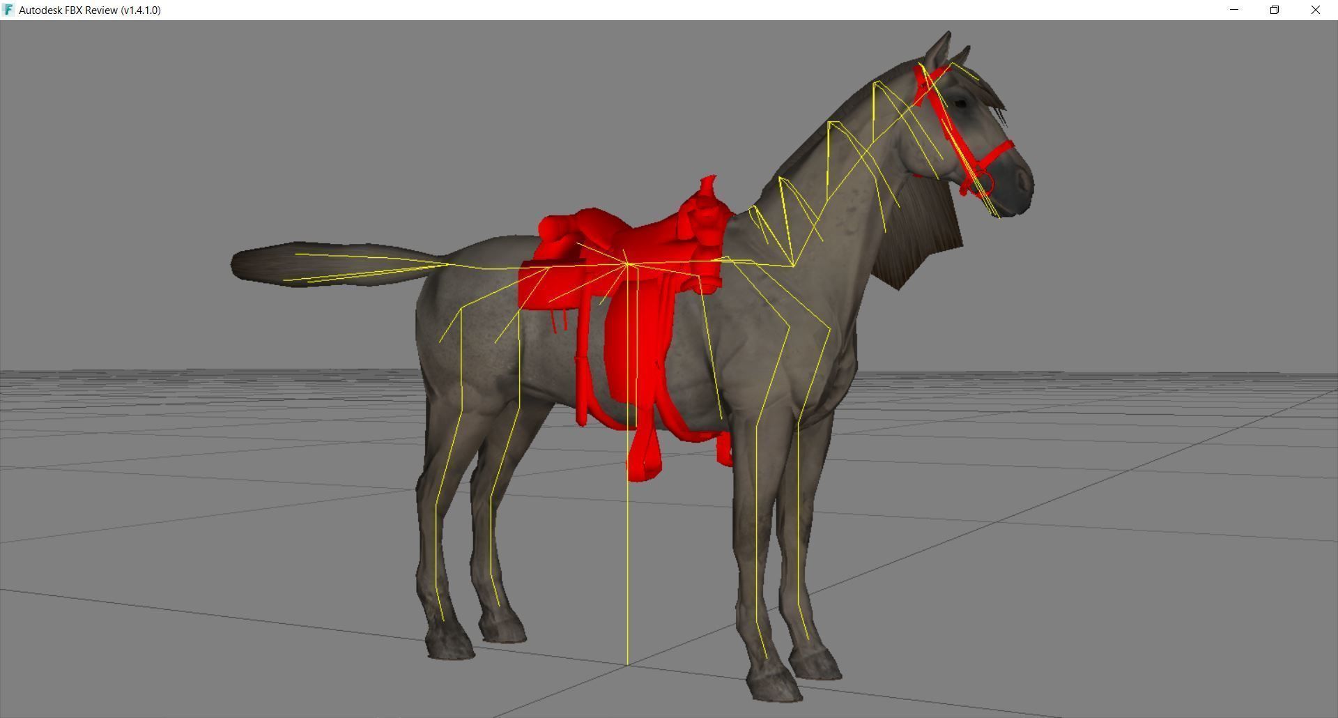 Horse - D11-D12 3D model_23