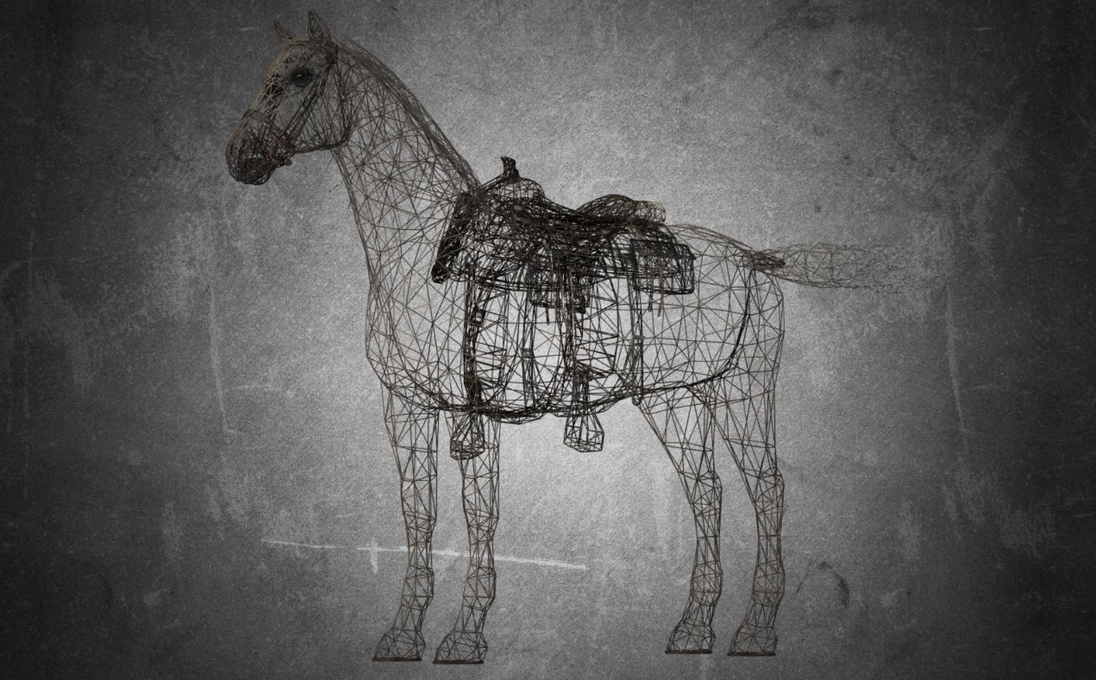 Horse - D11-D12 3D model_10