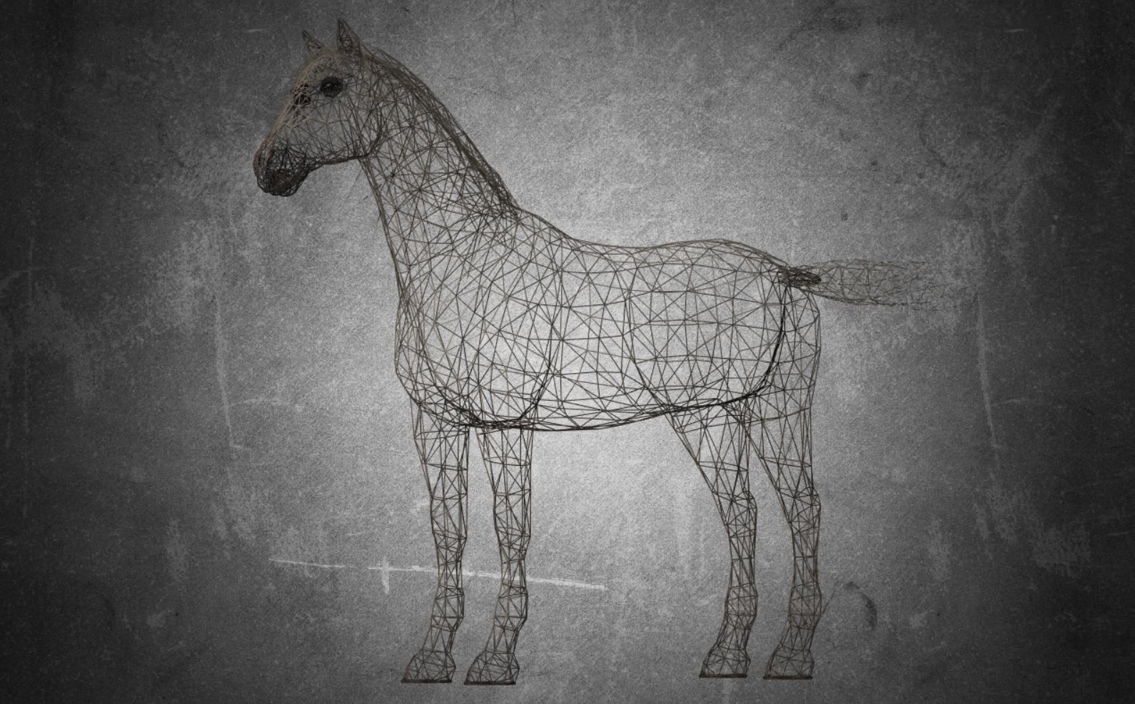 Horse - D11-D12 3D model_11