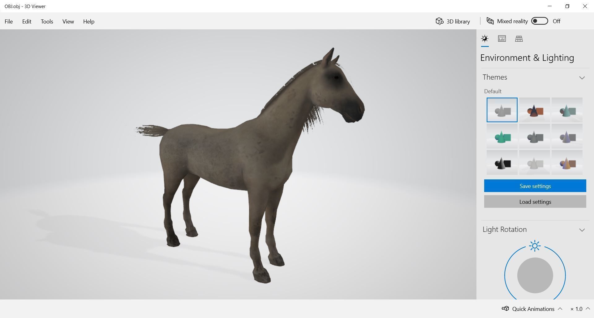 Horse - D11-D12 3D model_21