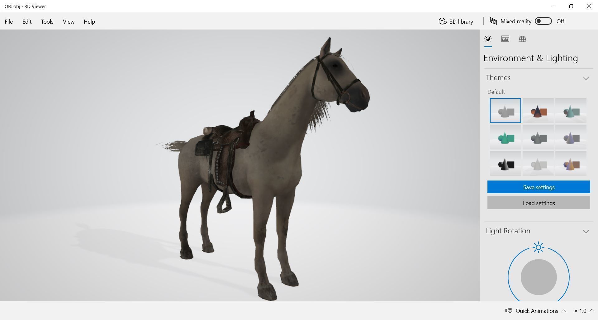 Horse - D11-D12 3D model_20